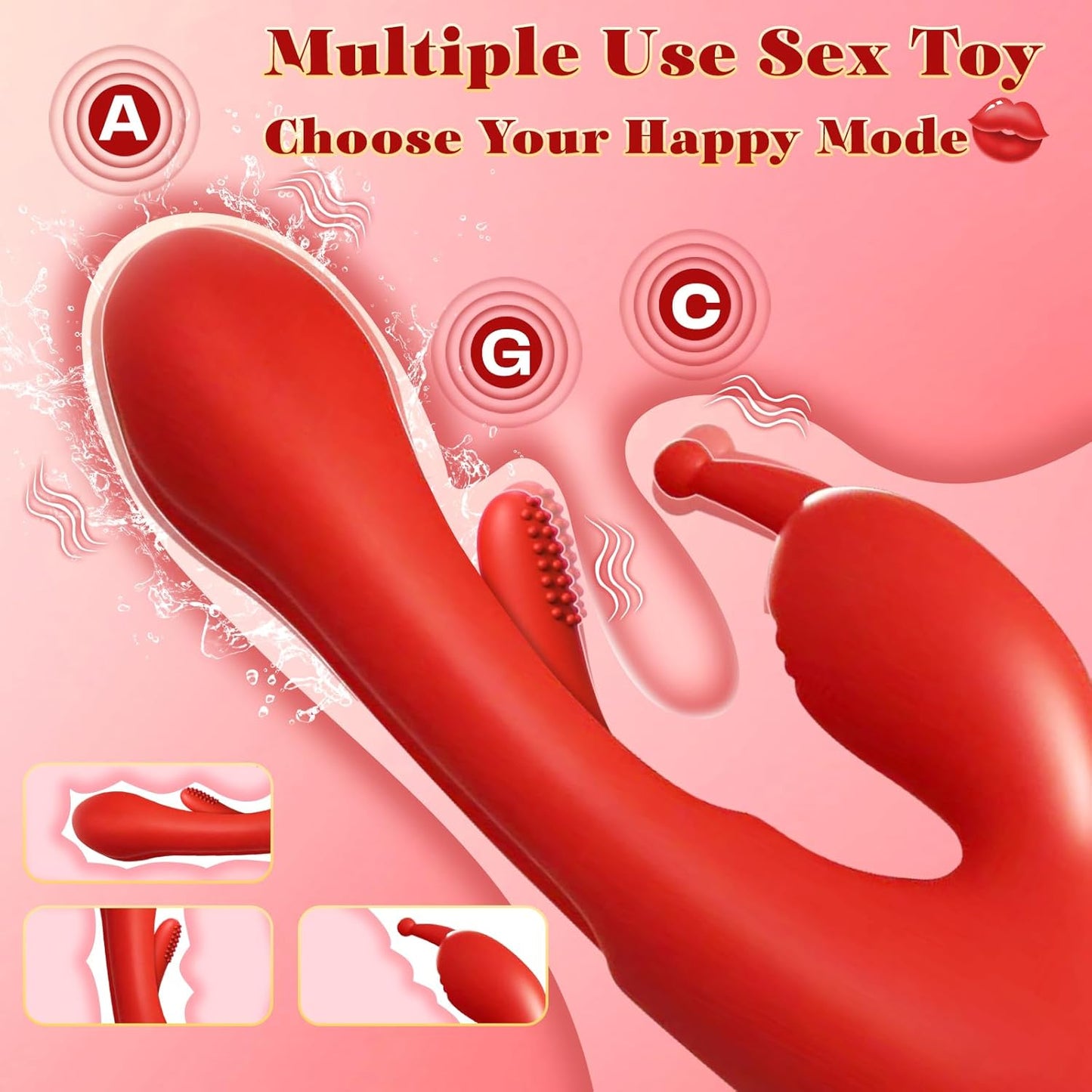 TriplePulse Flap & Thrust Vibrator - Vixen | Nova Network
