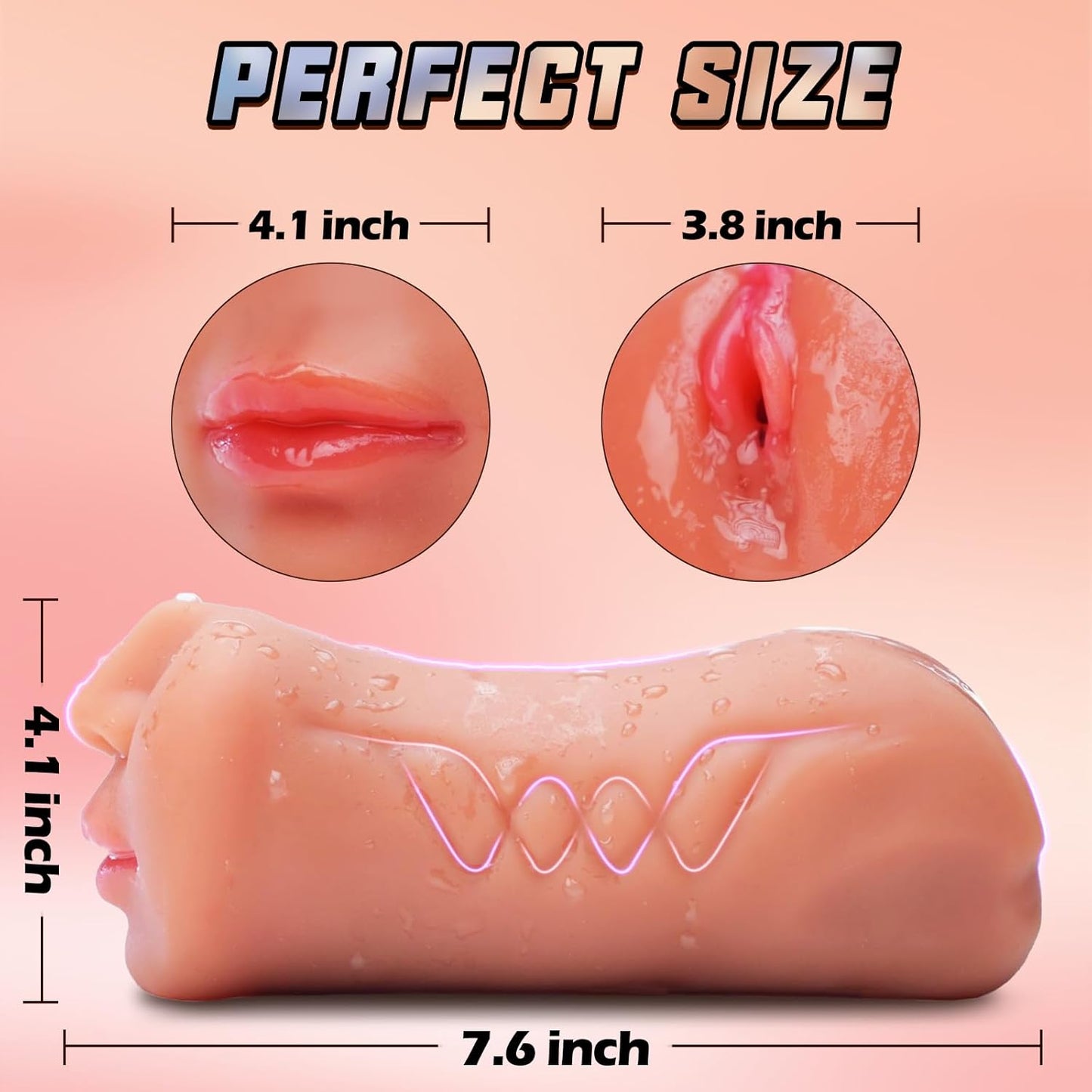 TripleThrill 3 - in - 1 Realistic Pocket Pussy Stroker - Vixen | Nova Network