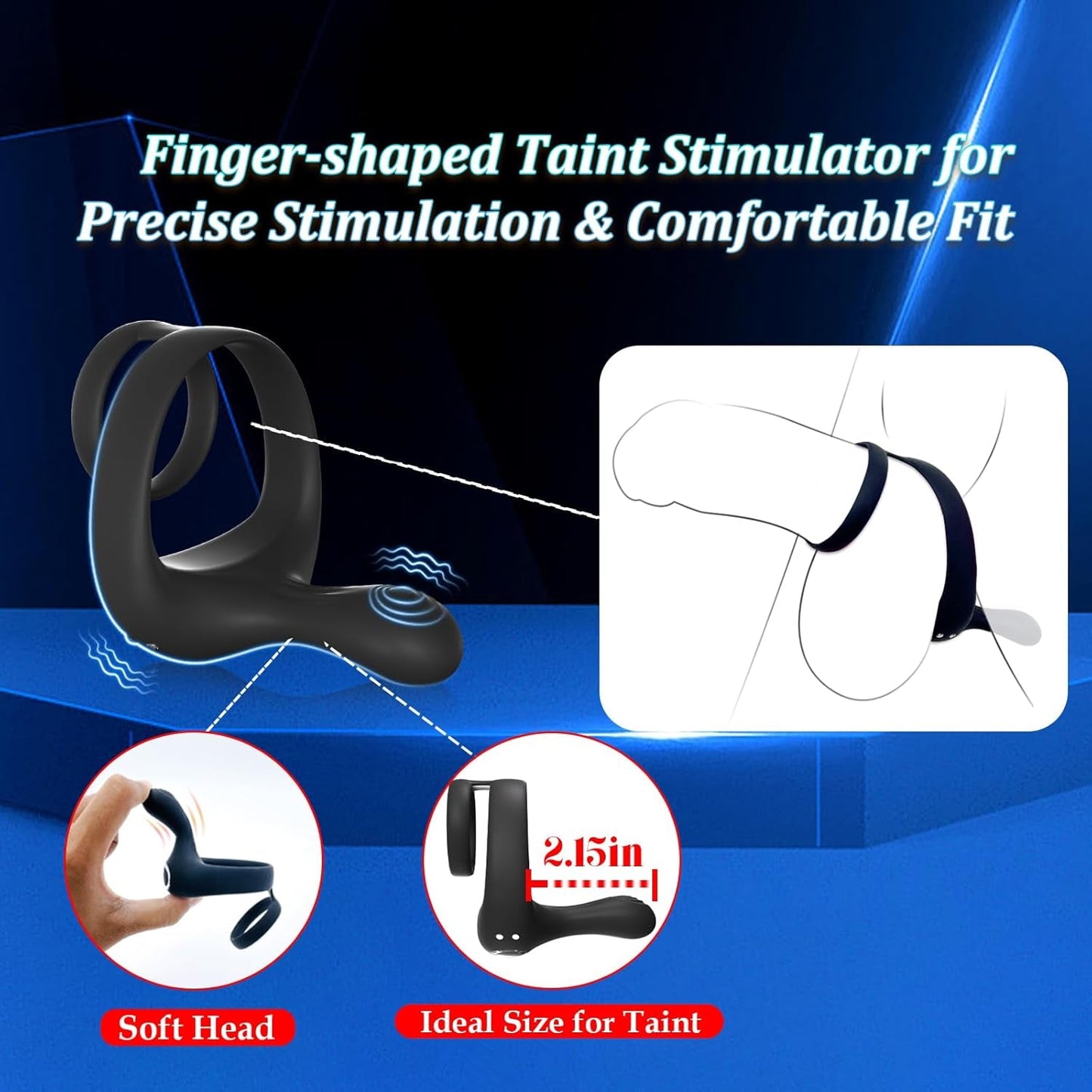 TriPulse Remote Control Penis Ring - Vixen | Nova Network