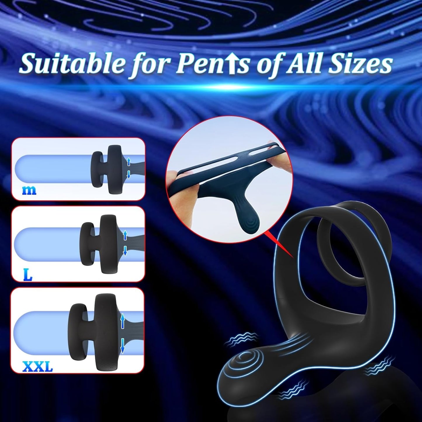 TriPulse Remote Control Penis Ring - Vixen | Nova Network