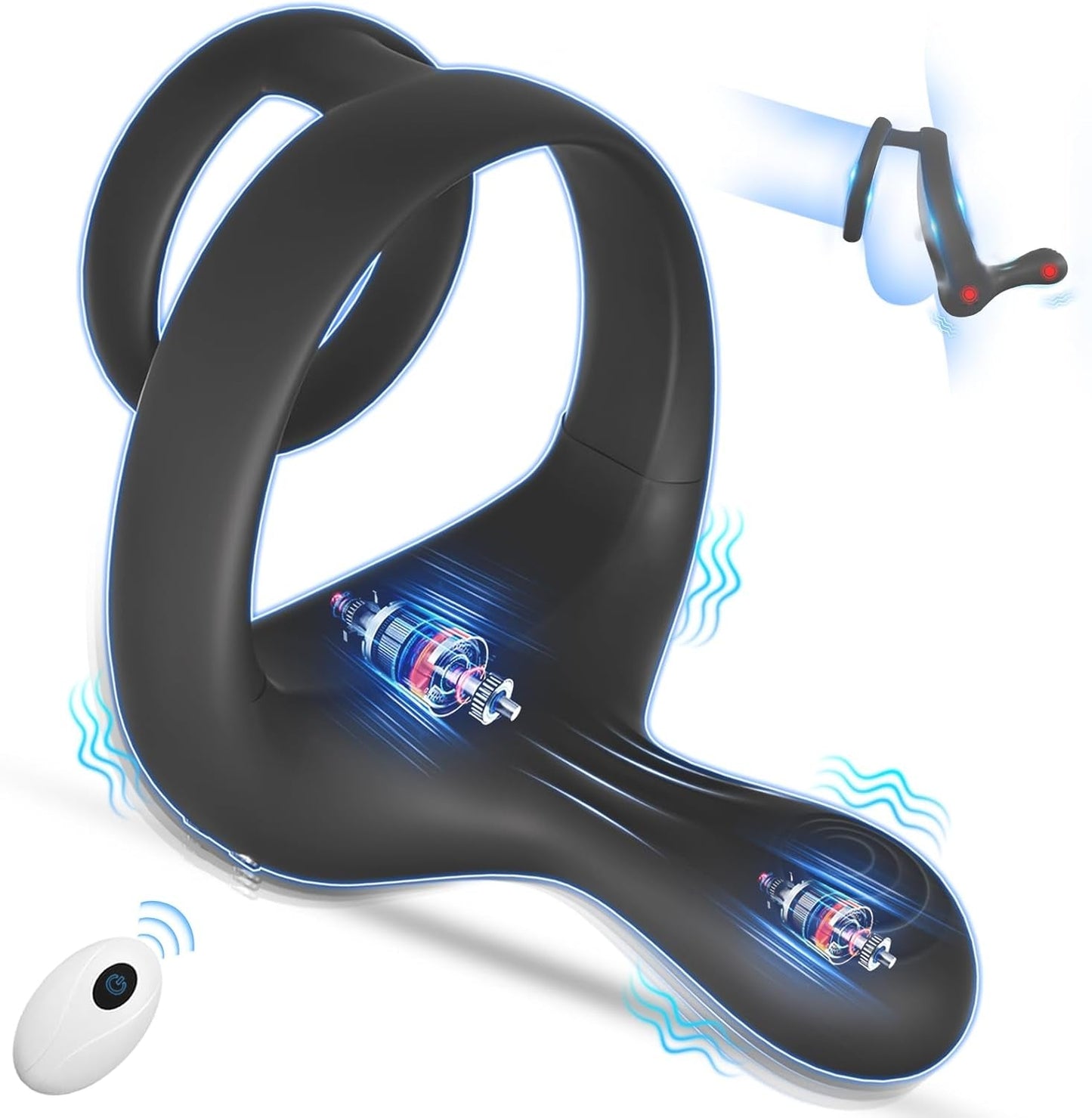 TriPulse Remote Control Penis Ring - Vixen | Nova Network