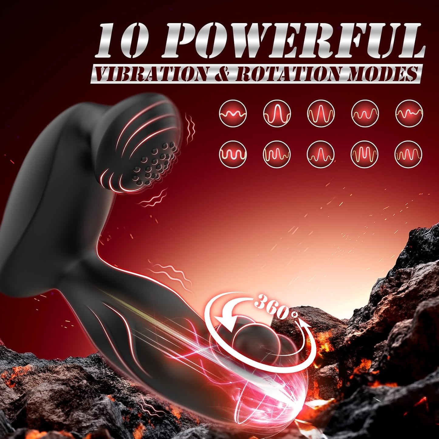 TriSpice Pro – 3 - in - 1 Anal Vibrator - Vixen | Nova Network