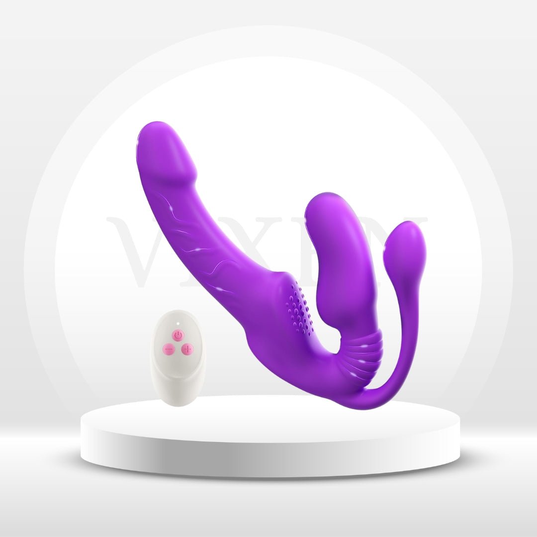 TriStim 3 - Head Strapless Vibrator for Couples - Vixen | Nova Network