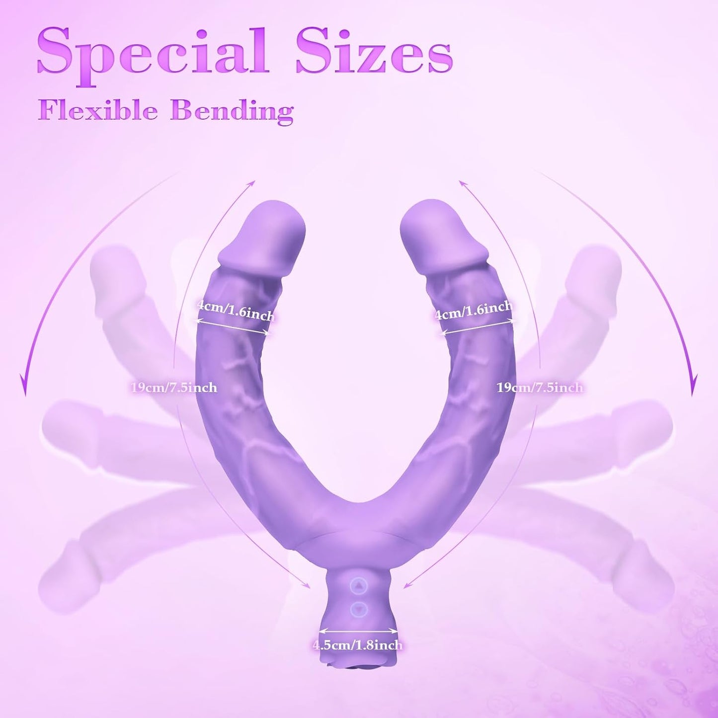 TriTease Double Dildo Vibrator - Vixen | Nova Network