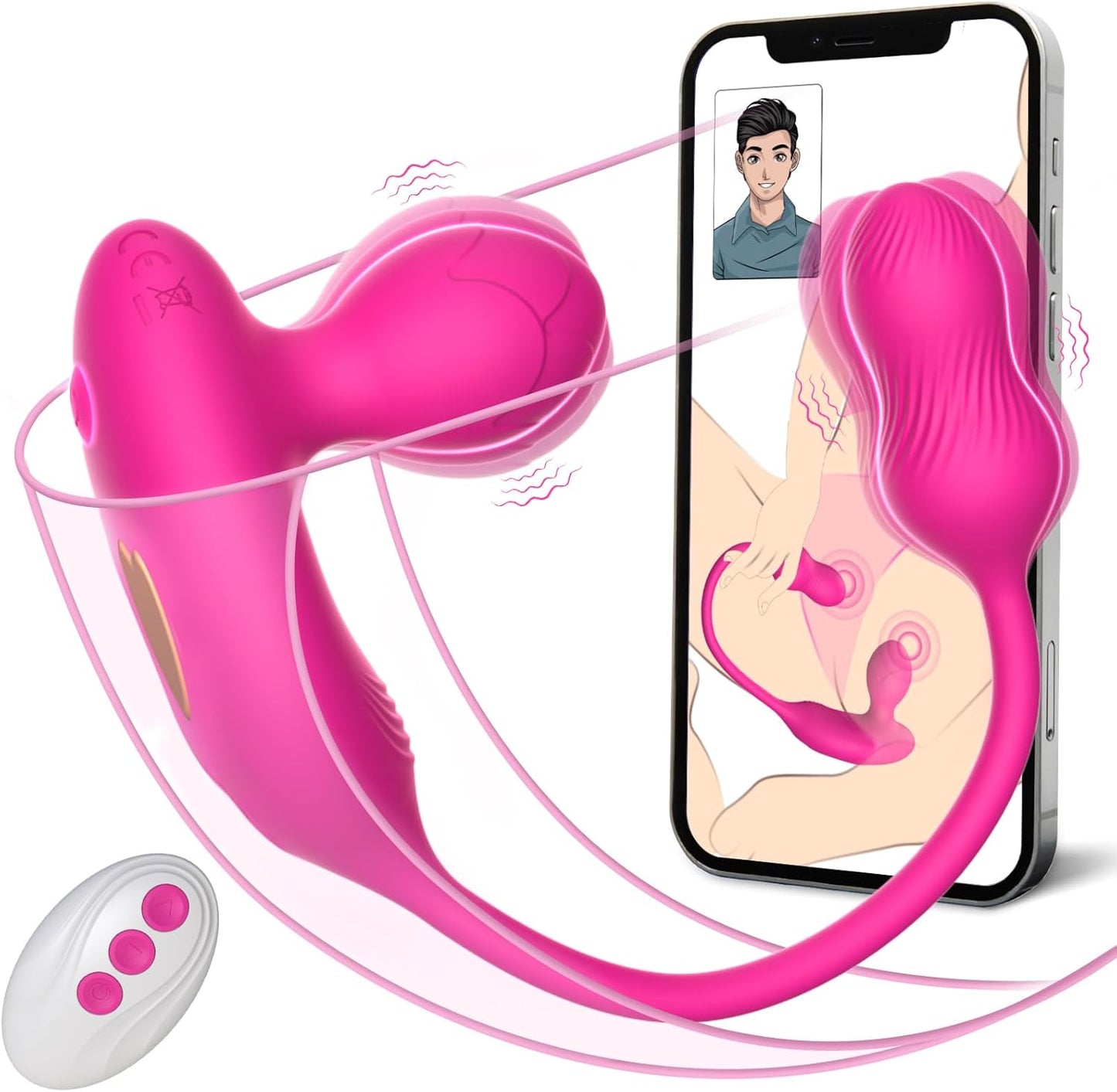 TrixPulse 3 - in - 1 App - Controlled Egg Panty Vibrator - Vixen | Nova Network
