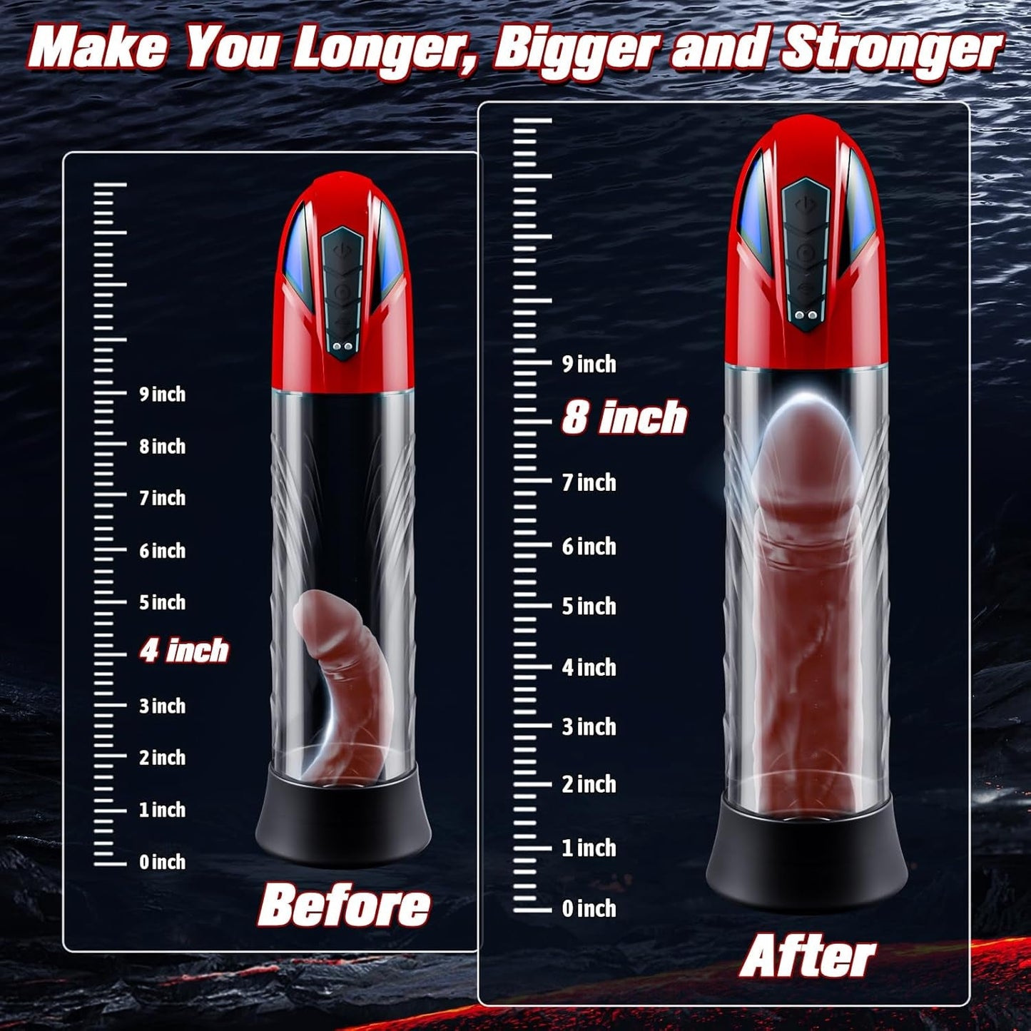 TwinForce 2 - in - 1 Pump & Masturbator - Vixen | Nova Network