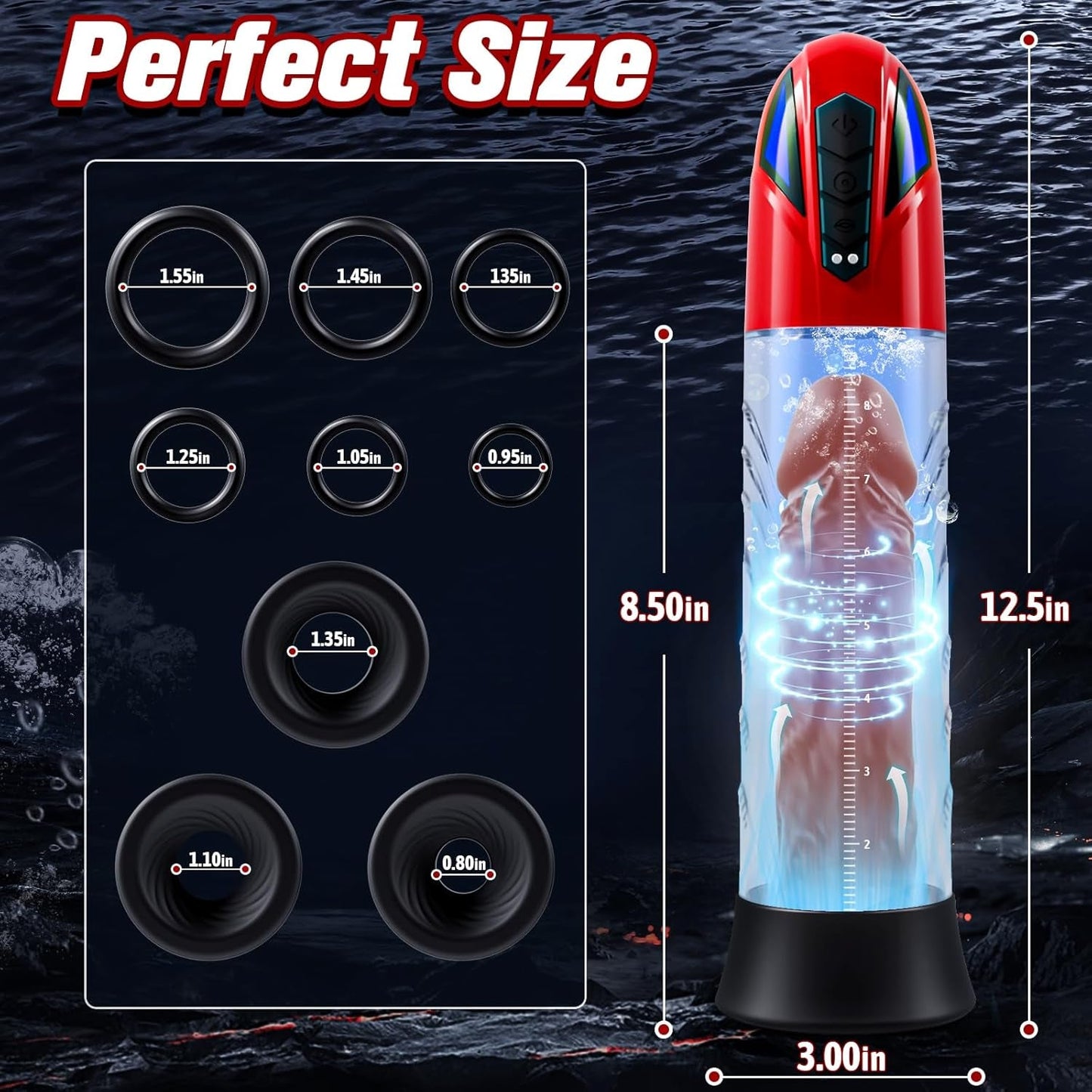 TwinForce 2 - in - 1 Pump & Masturbator - Vixen | Nova Network