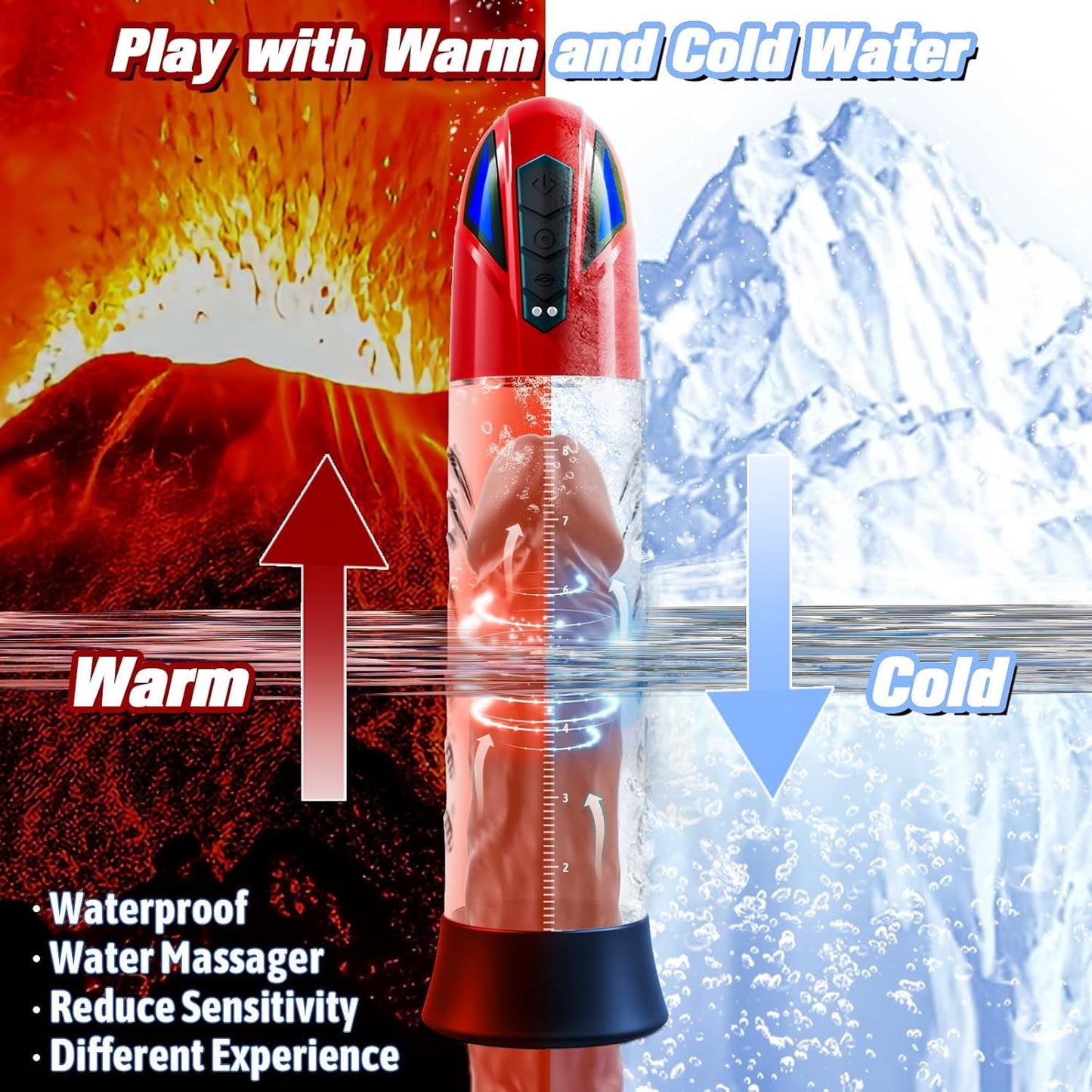 TwinForce 2 - in - 1 Pump & Masturbator - Vixen | Nova Network