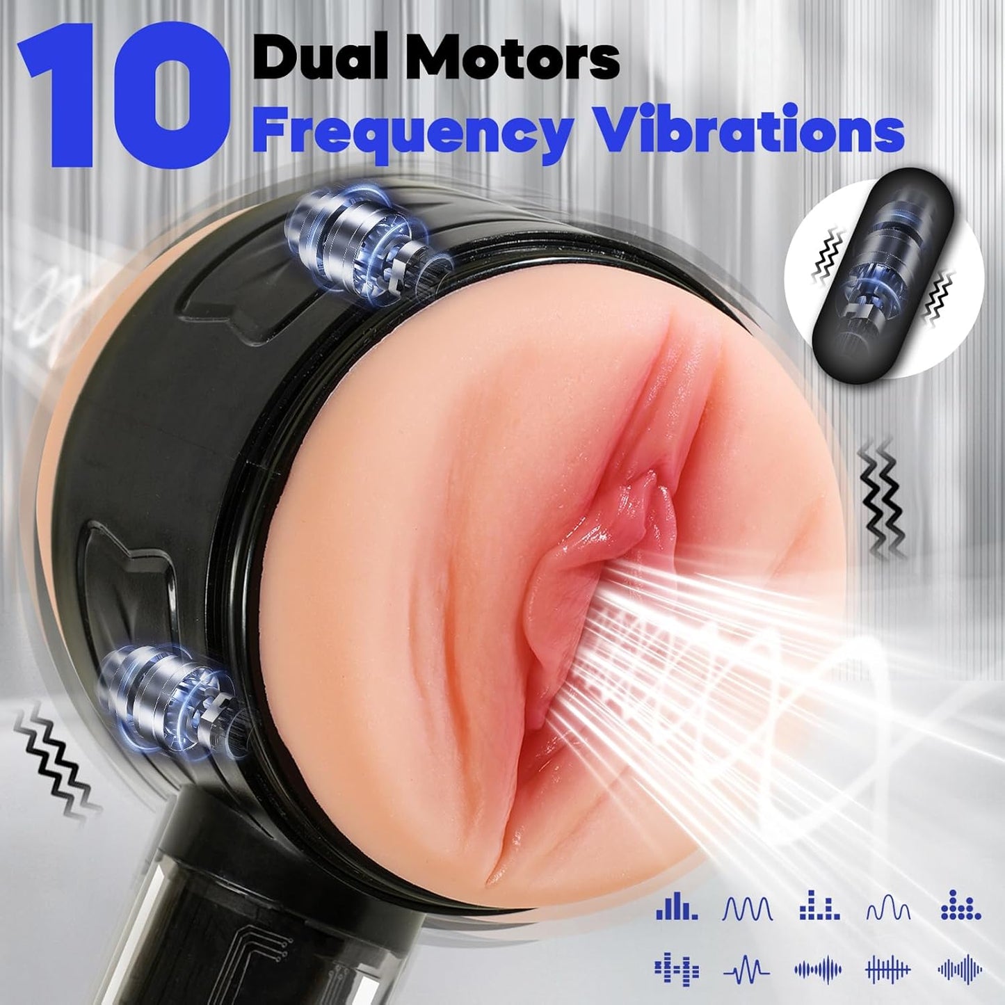 TwinPulse – Dual - Ended Vibrating Stroker - Vixen | Nova Network