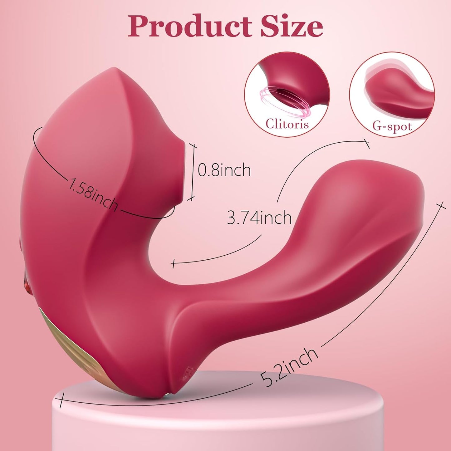 TwinThrust Dual Suction & G - Spot Vibrator - Vixen | Nova Network