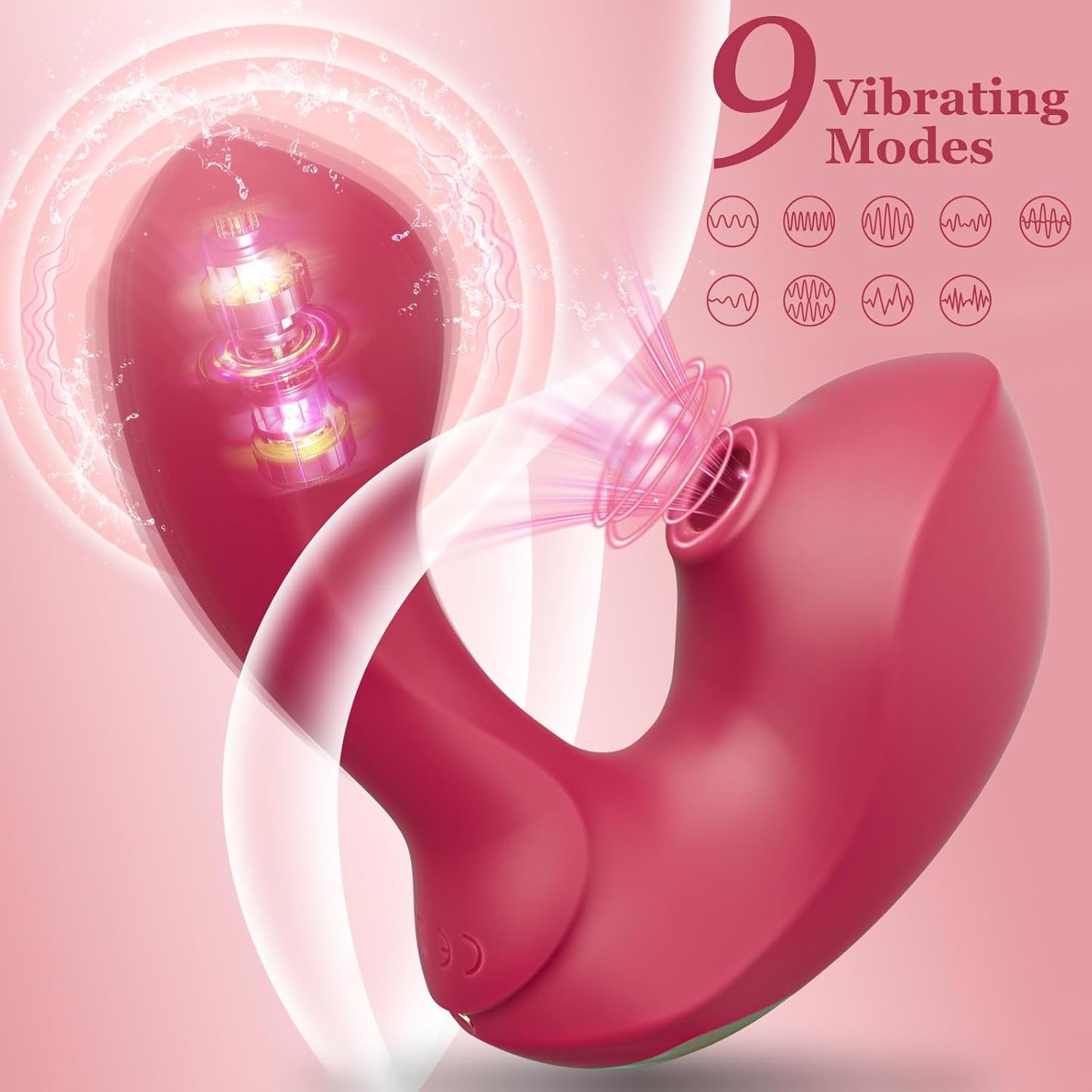 TwinThrust Dual Suction & G - Spot Vibrator - Vixen | Nova Network