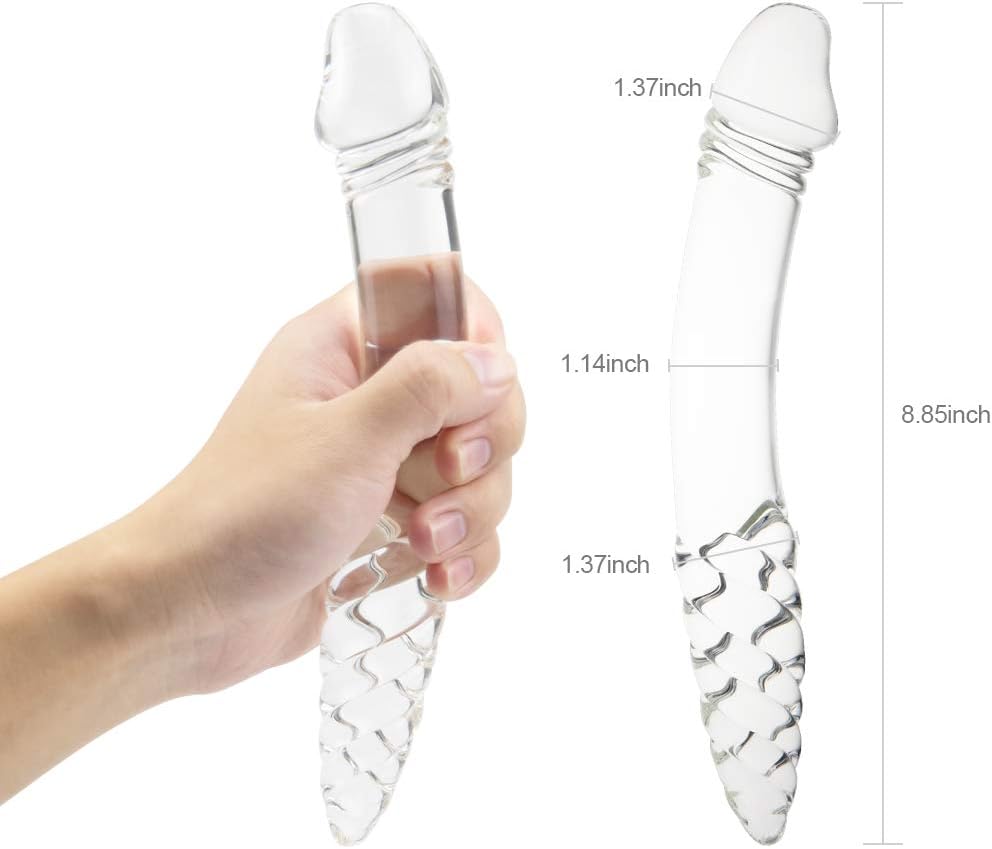 TwistLust Dual Glass Dildo - Vixen | Nova Network