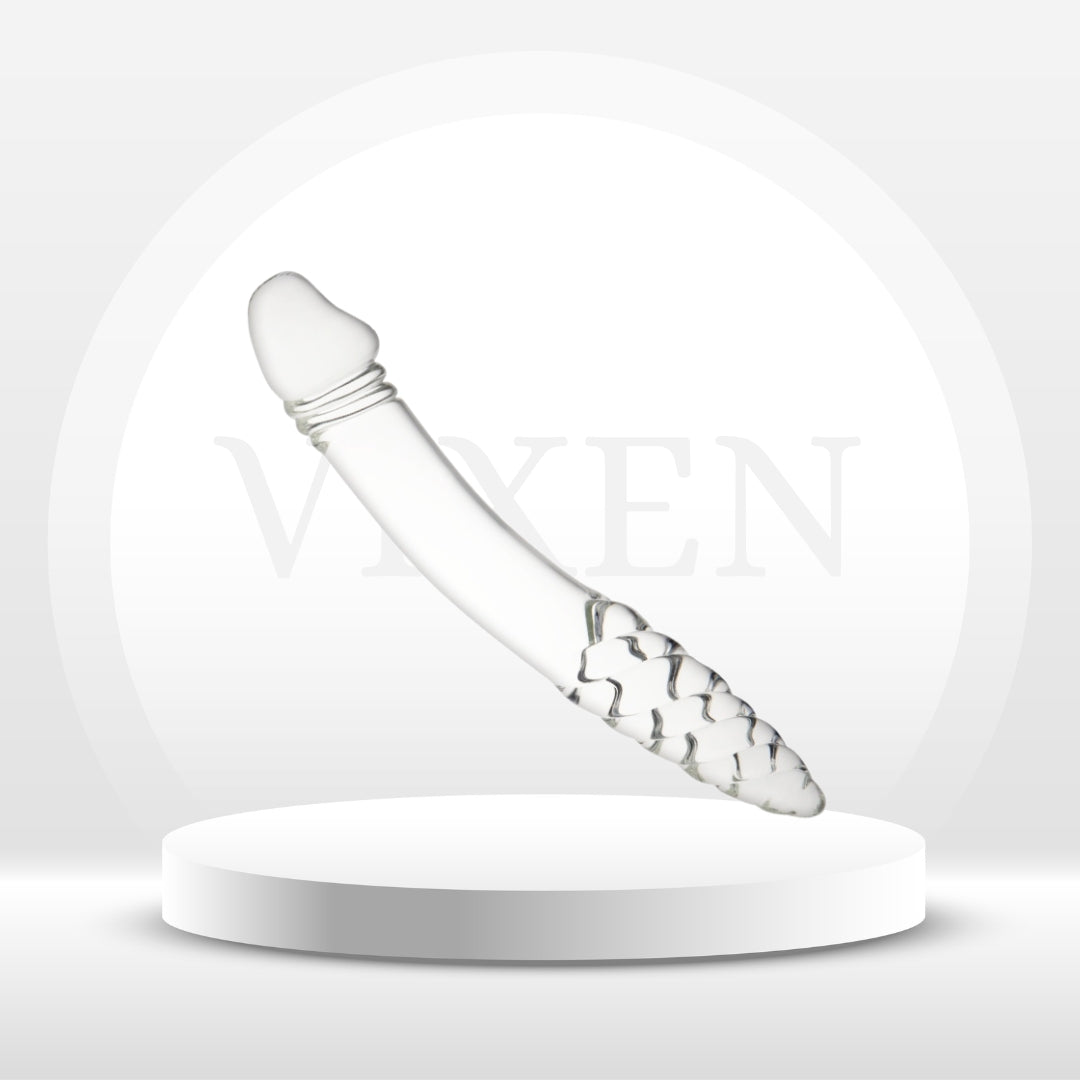 TwistLust Dual Glass Dildo - Vixen | Nova Network