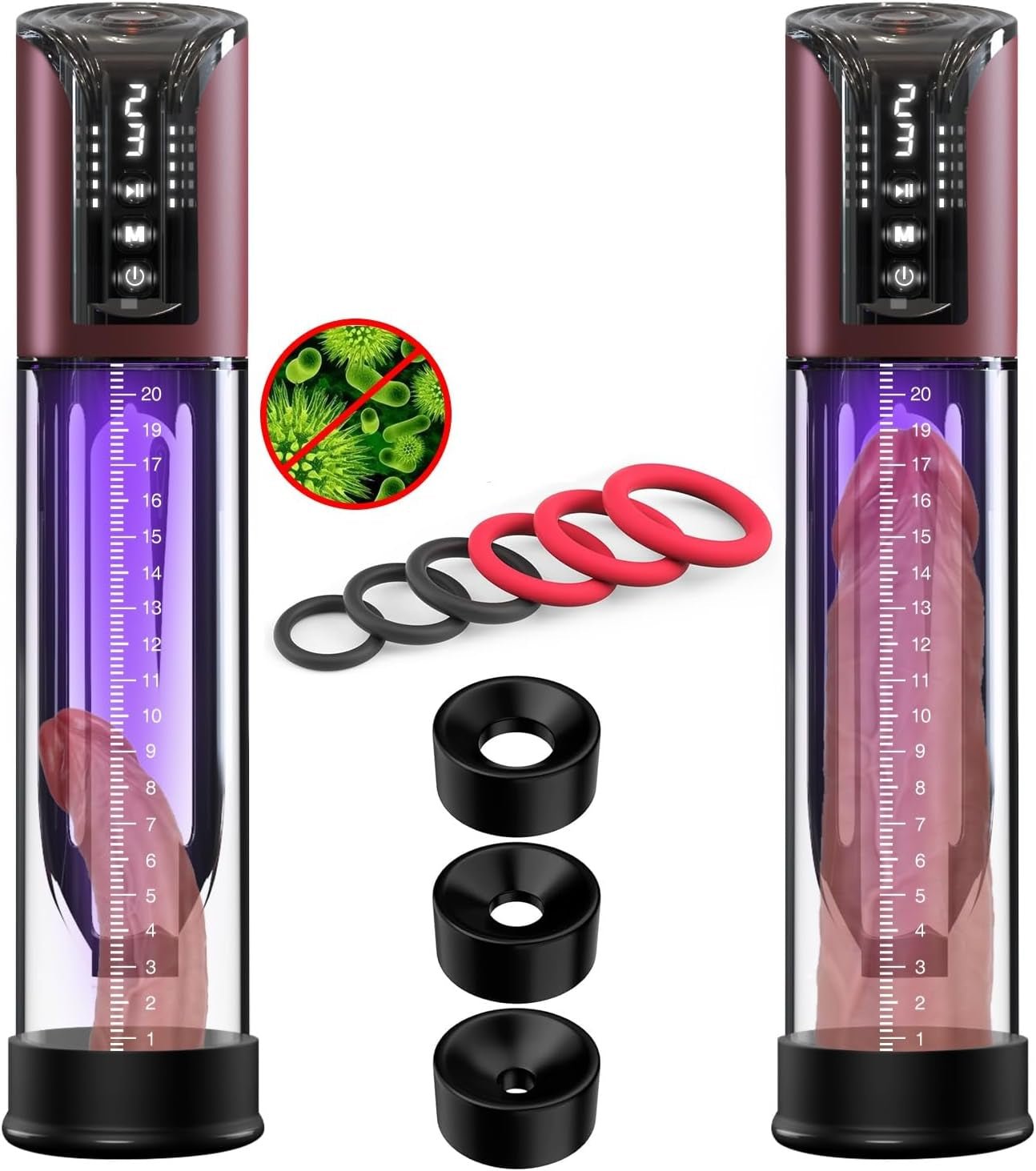 VacuGrow 4 - Mode Penis Pump Enlarger Kit - Vixen | Nova Network