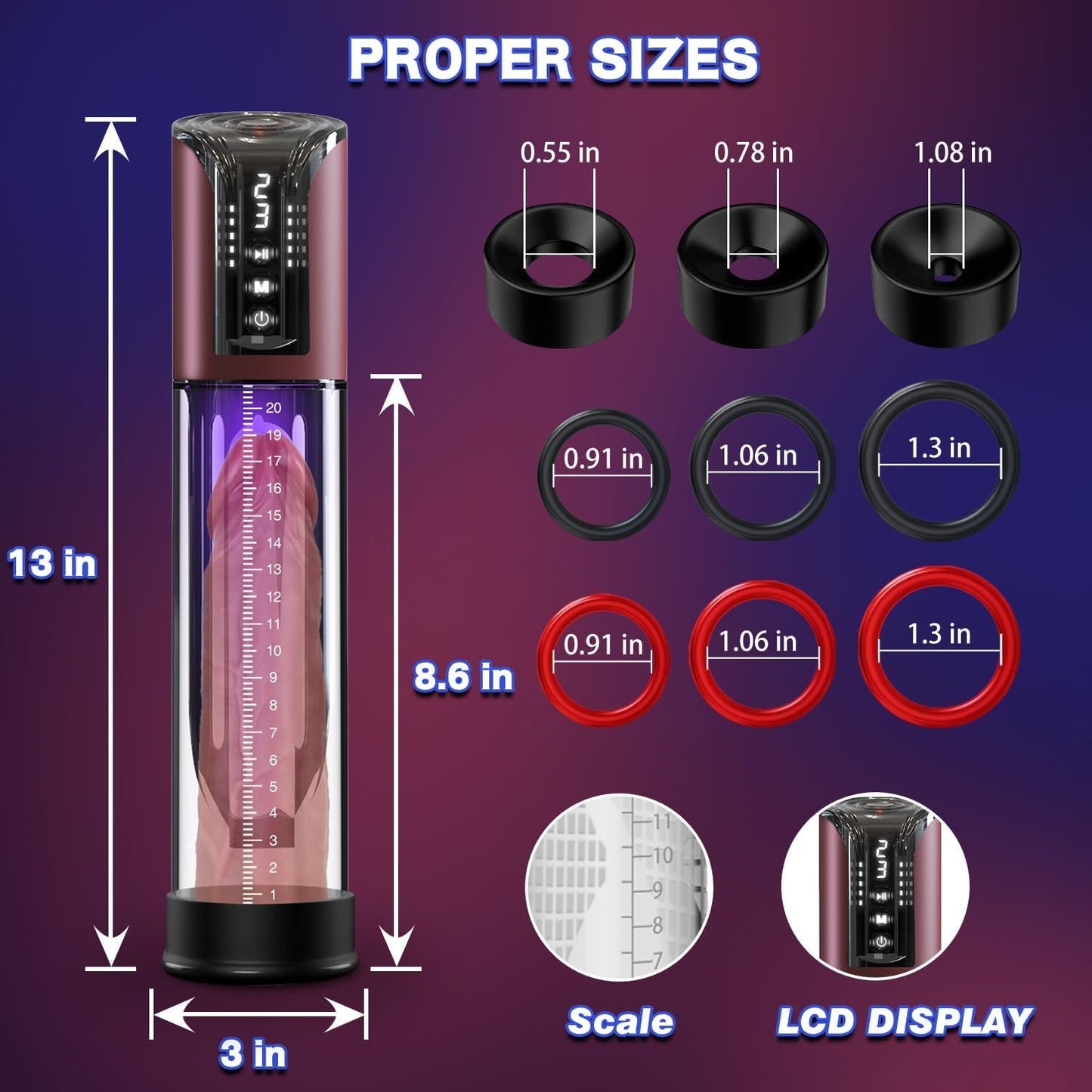 VacuGrow 4 - Mode Penis Pump Enlarger Kit - Vixen | Nova Network