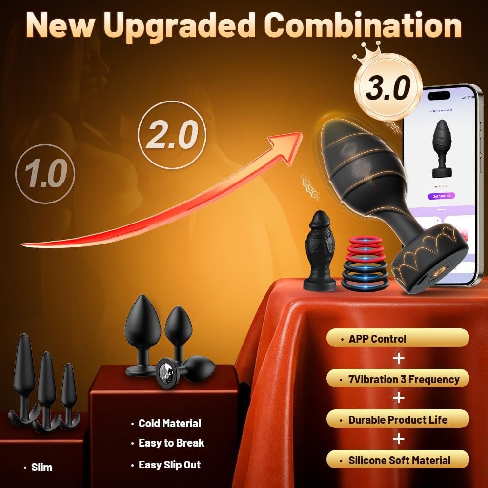 Vanguard Couples Anal Plug & Cock Ring Set - Vixen | Nova Network