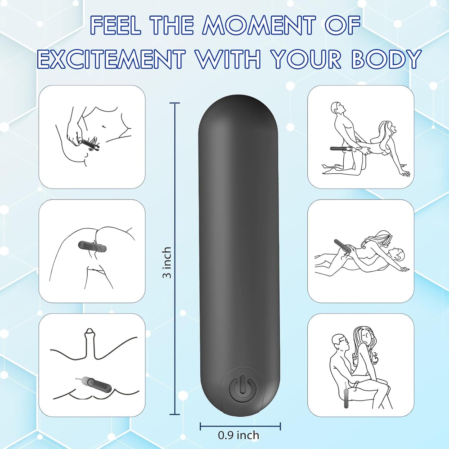 VelvaPulse Interchangeable - Head Bullet Vibrator - Vixen | Nova Network