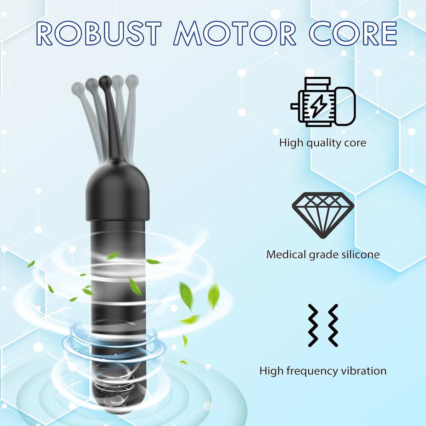 VelvaPulse Interchangeable - Head Bullet Vibrator - Vixen | Nova Network