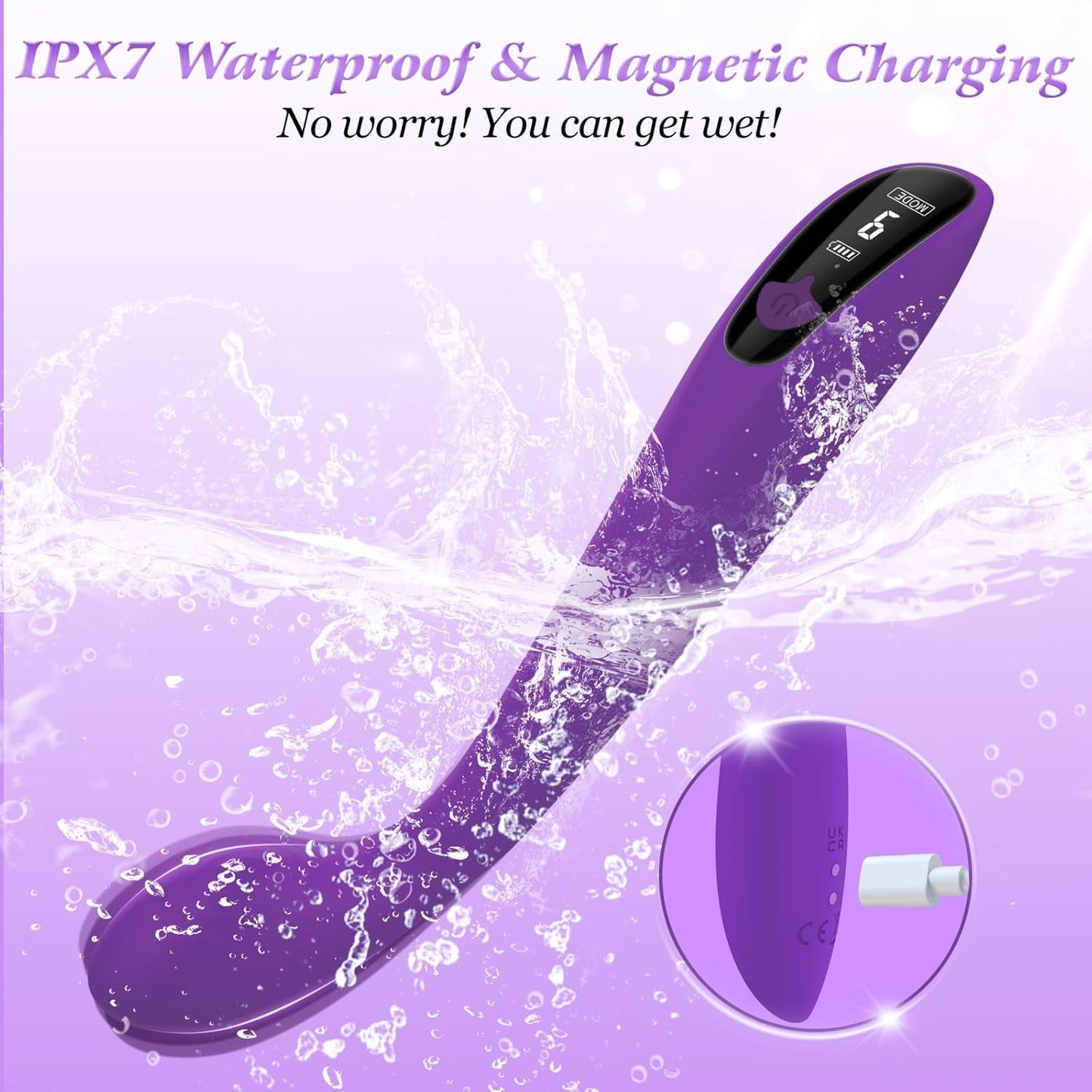 VelvetArc G - Spot Vibrator Wand with LCD - Vixen | Nova Network