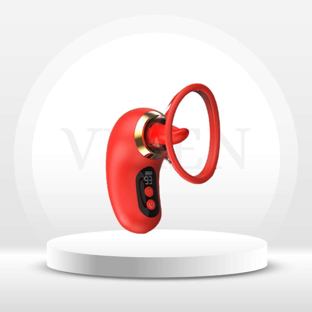 VelvetBloom 5 - in - 1 Pleasure Rose Sucking Vibrator - Vixen | Nova Network