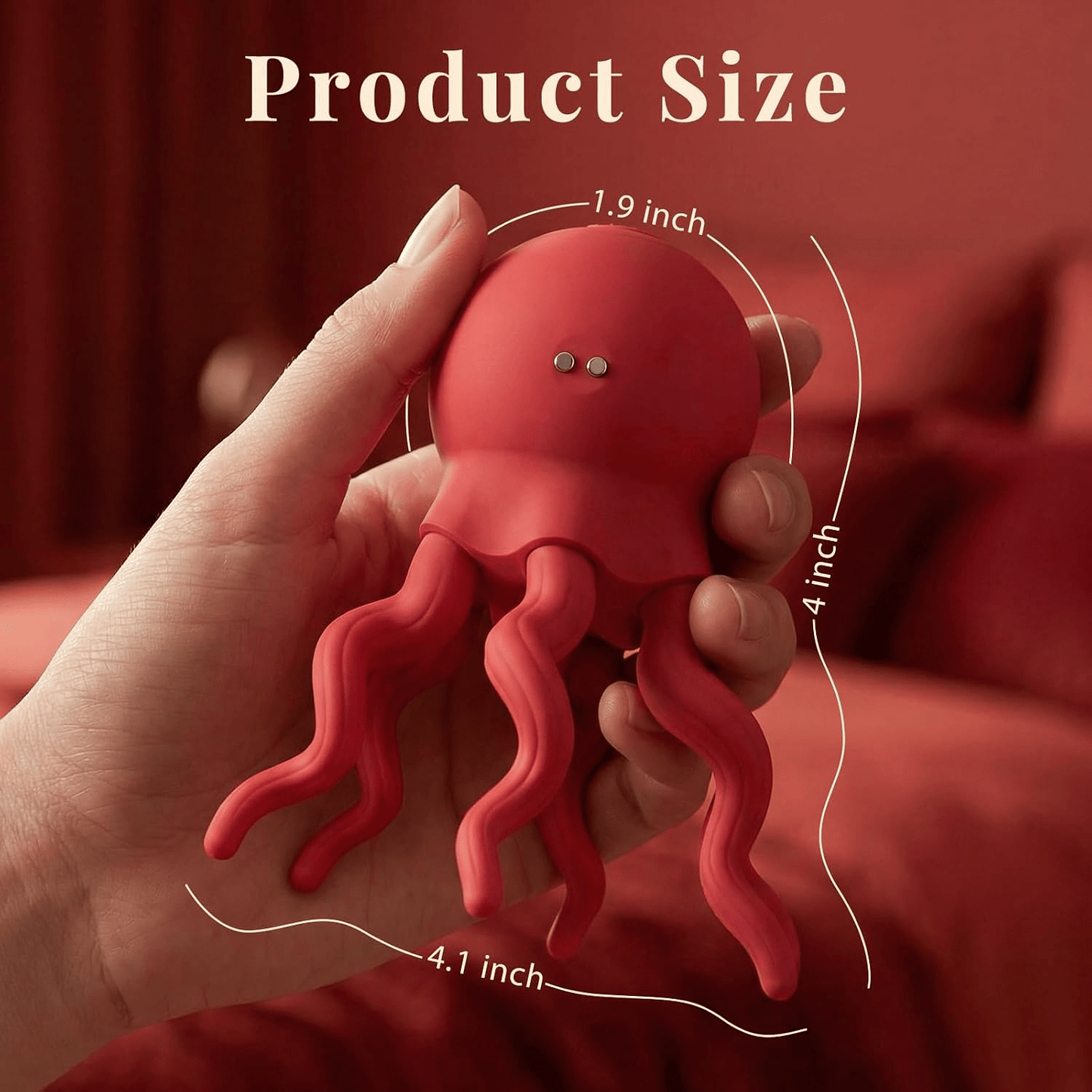 VelvetCoil Octopus Wearable Nipple Vibrators – Remote, 7 Modes - Vixen Adult Playroom