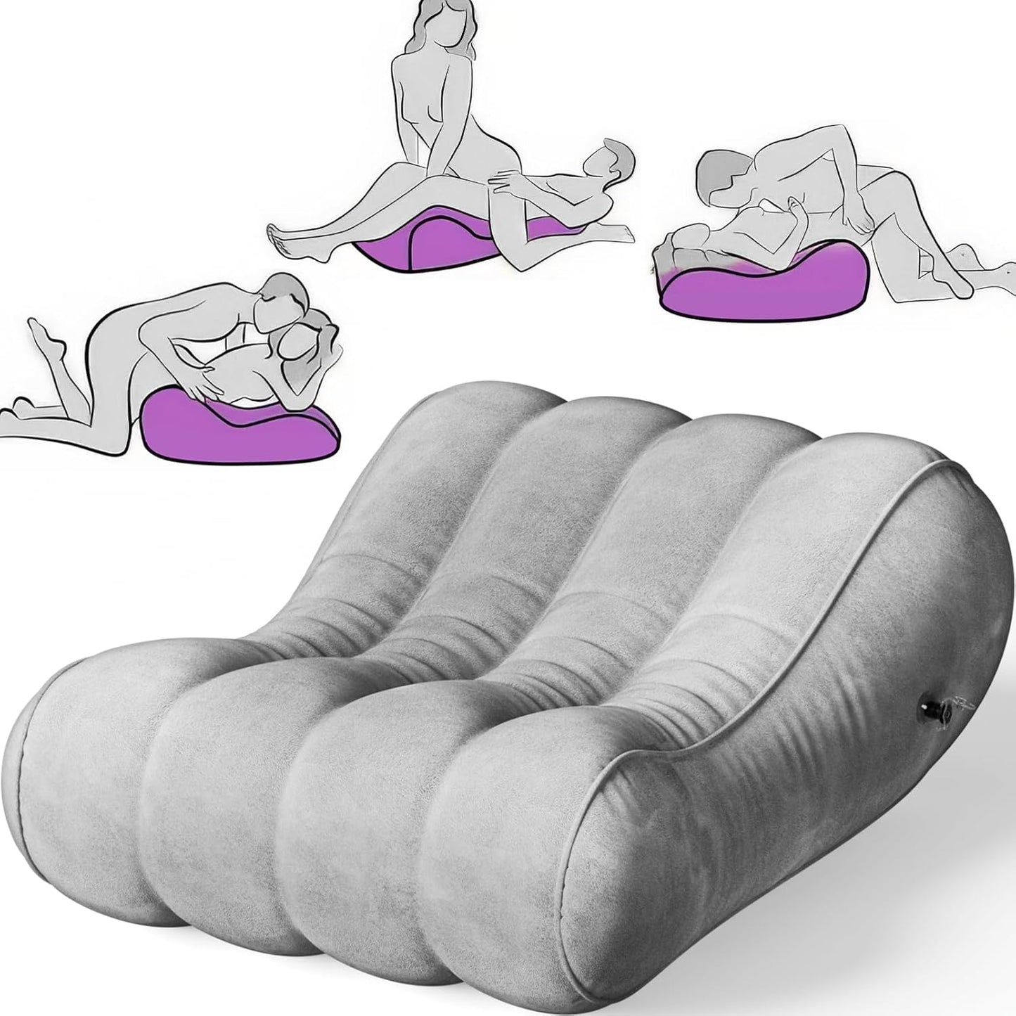 VelvetCrave Inflatable Sex Positions Lounge Throne - Vixen | Nova Network