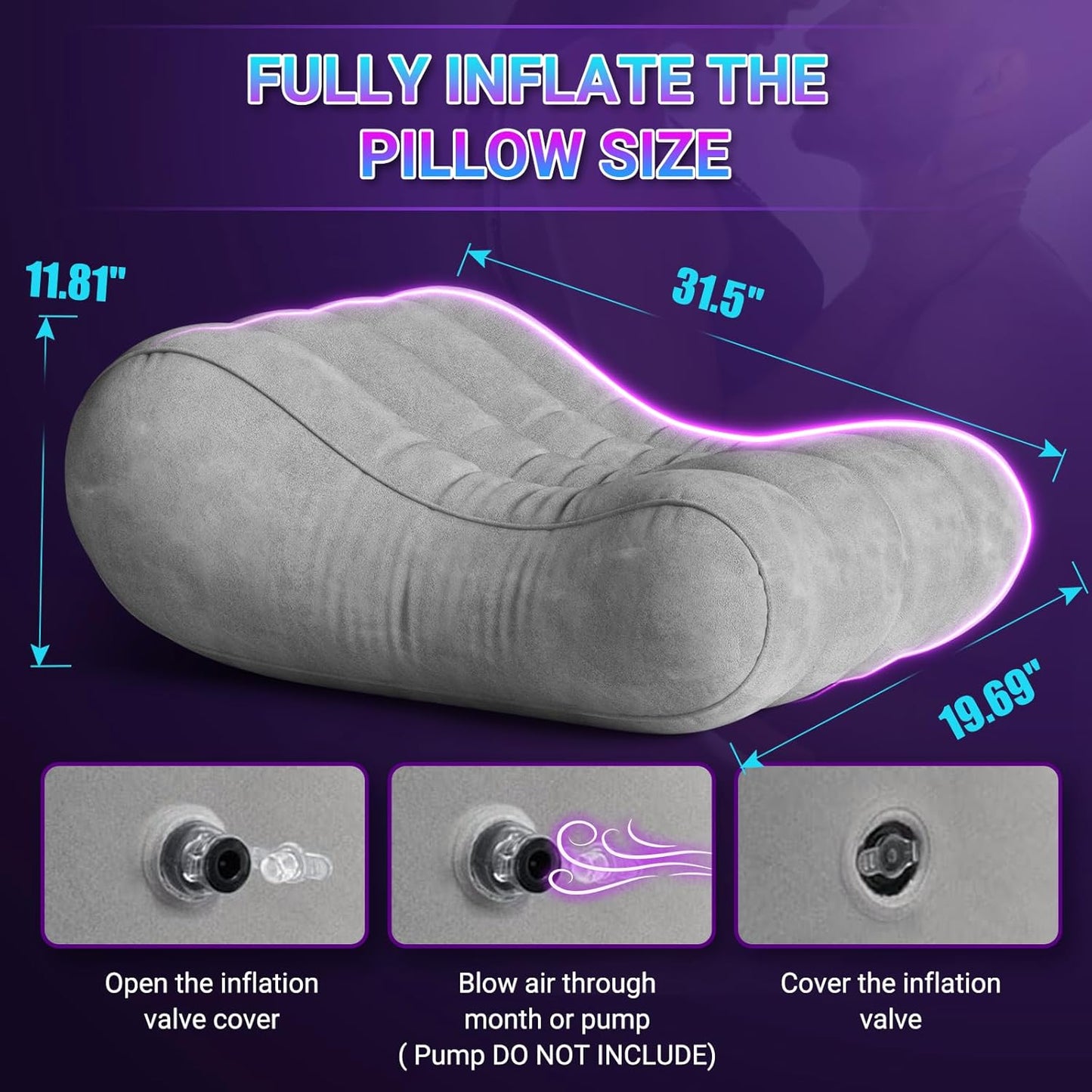 VelvetCrave Inflatable Sex Positions Lounge Throne - Vixen | Nova Network