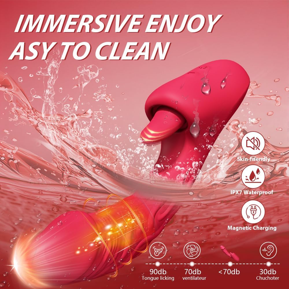 VelvetLick Dual Licking & Vibrating Clit Stimulator - Vixen | Nova Network