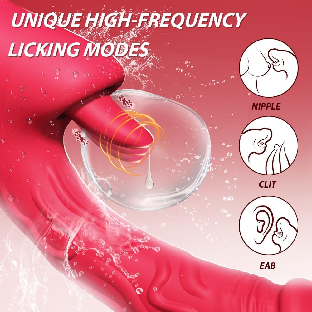 VelvetLick Dual Licking & Vibrating Clit Stimulator - Vixen | Nova Network