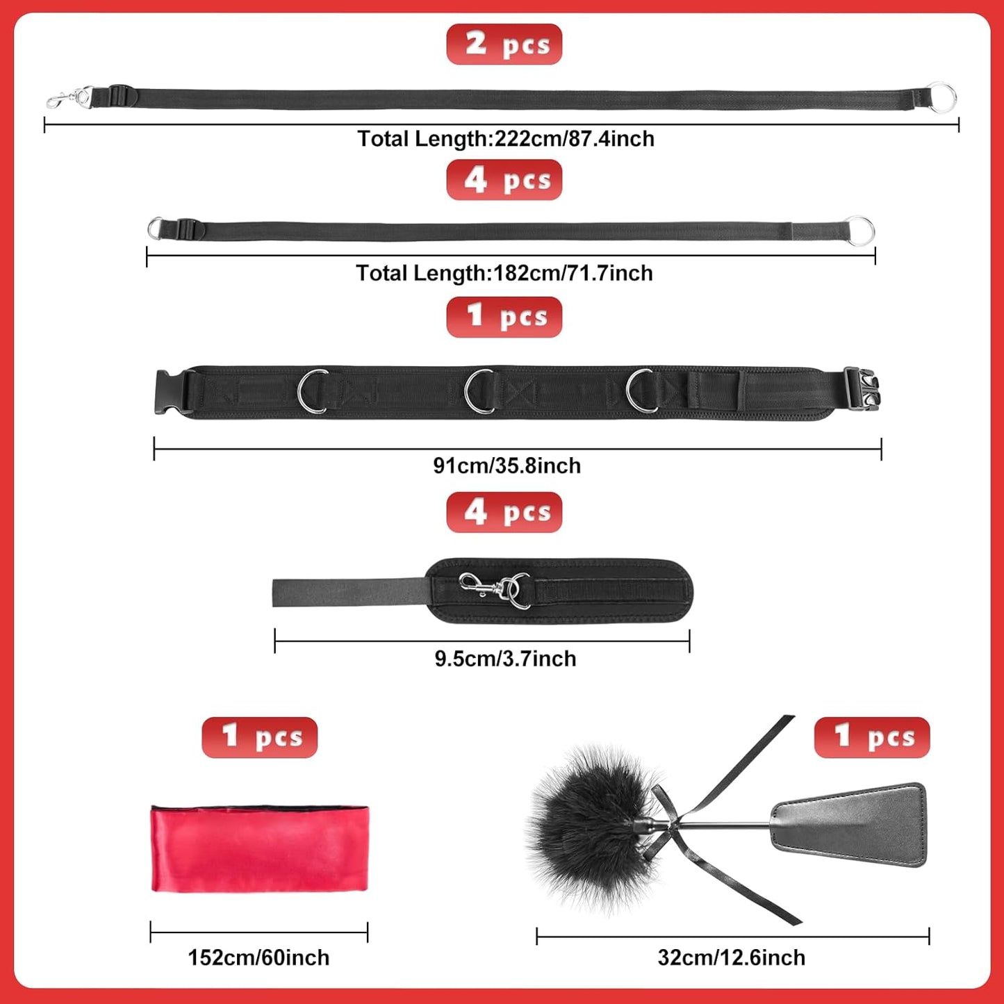 VelvetLock 6 - Strap Bed Bondage Set - Vixen | Nova Network