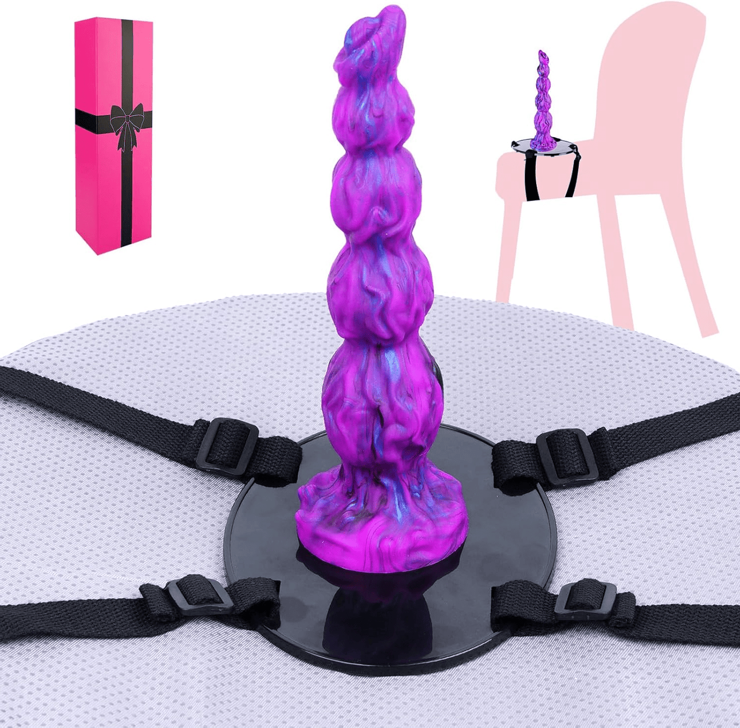 VelvetTwin XL Suction Cup Dildo Saddle - Vixen | Nova Network
