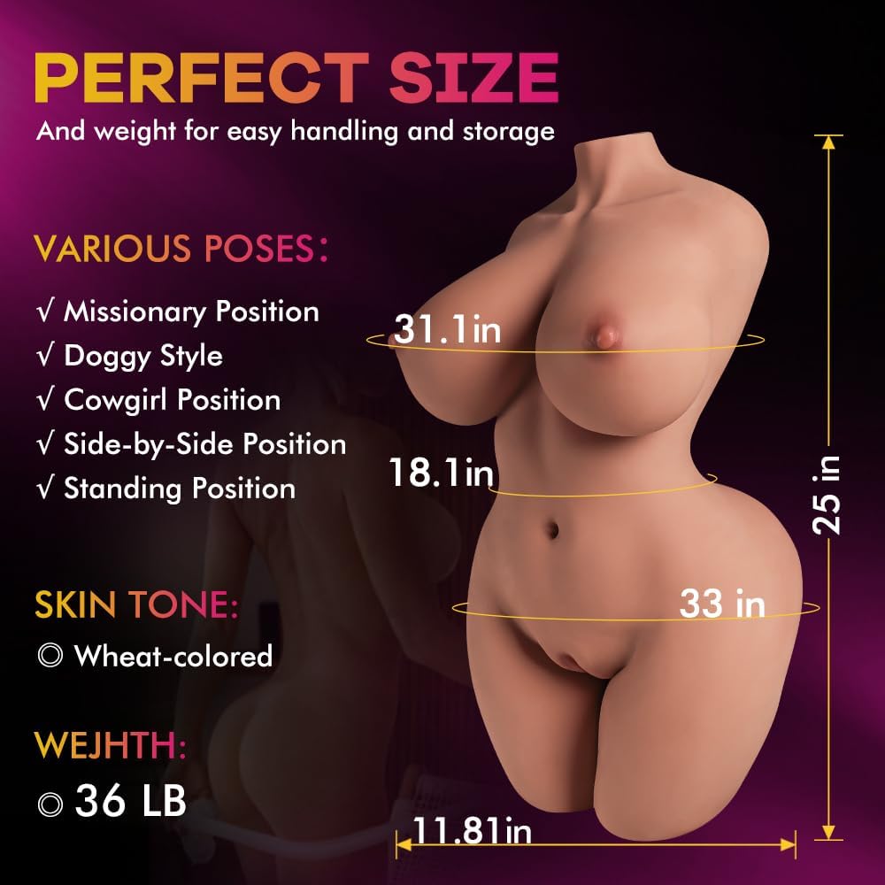 VelvetVice 36lb Realistic Full Torso Sex Doll - Vixen | Nova Network