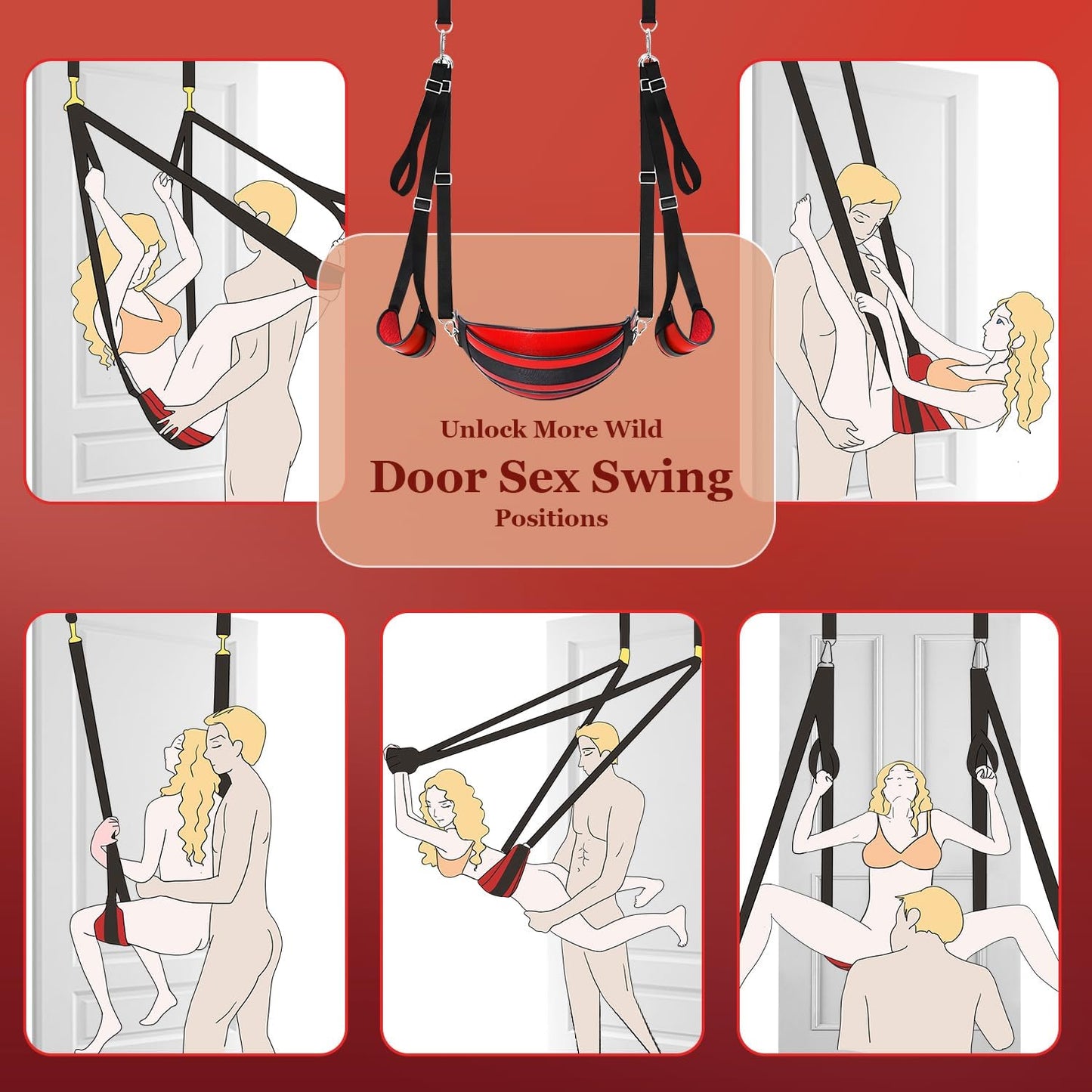 VersaBound Door & Thigh Sling Sex Swing - Vixen | Nova Network