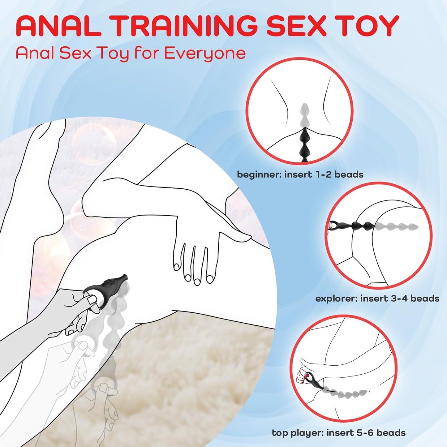 VibeBeads 14.4" Prostate Massager & Anal Beads - Vixen | Nova Network