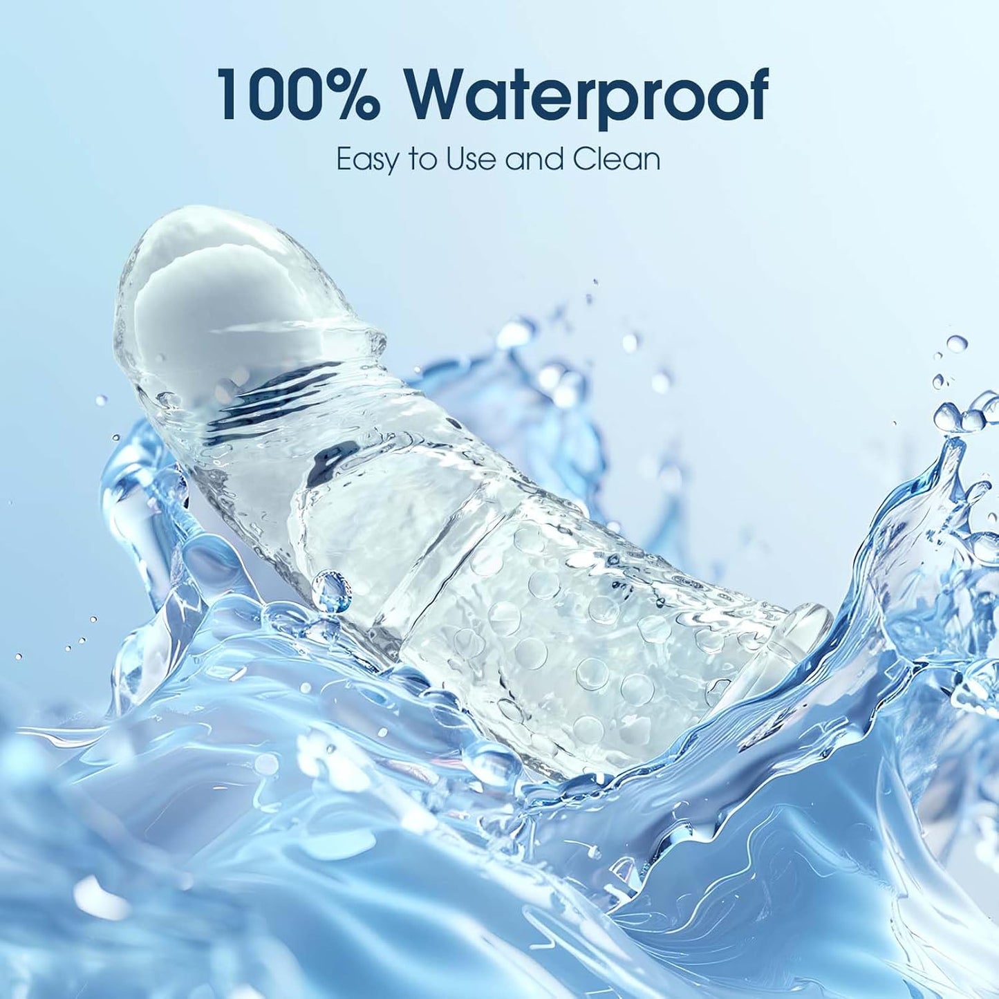 VibeBoost 4 - in - 1 Transparent Penis Sleeve - Vixen | Nova Network