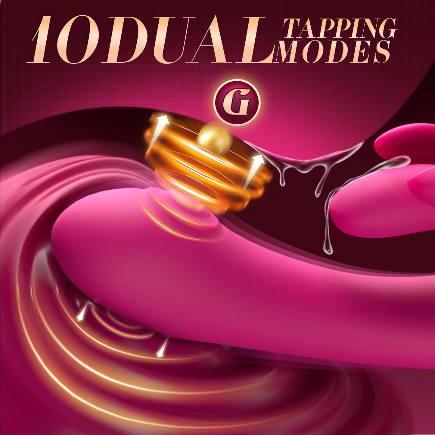 VibeFingers 4 - in - 1 G - Spot Finger Flapping Vibrator - Vixen | Nova Network