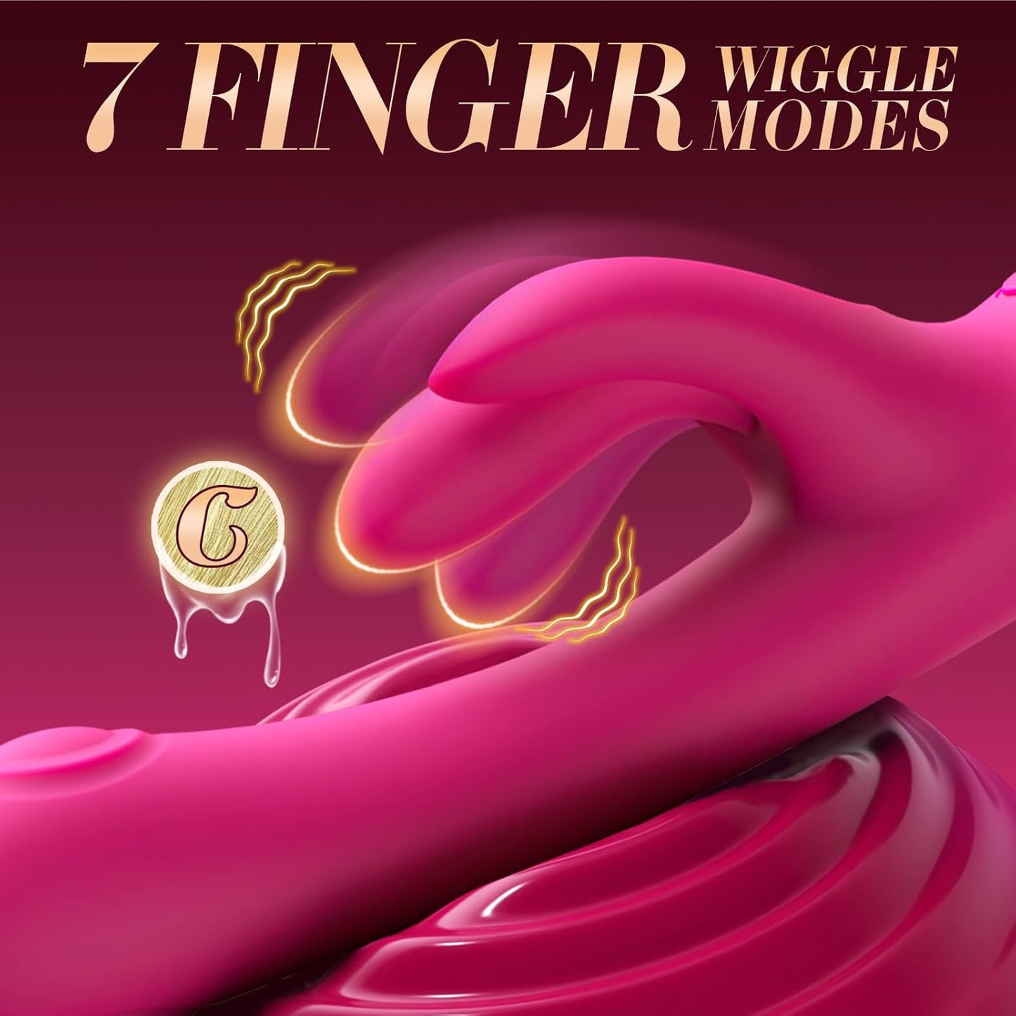 VibeFingers 4 - in - 1 G - Spot Finger Flapping Vibrator - Vixen | Nova Network