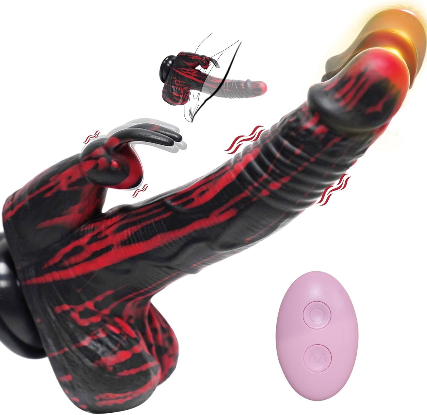 VibeForge 5 - in - 1 Thrusting Dildo - Vixen | Nova Network