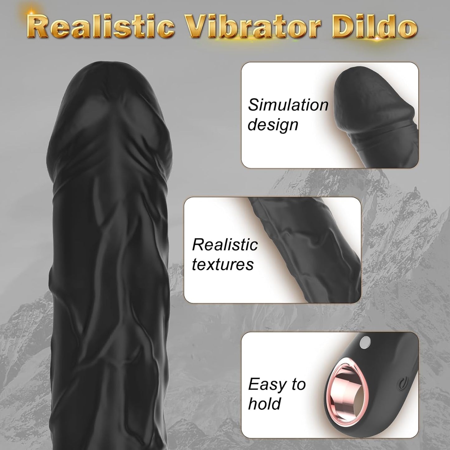 VibeGrip 10 - Mode G - Spot Dildo Vibrator - Vixen | Nova Network
