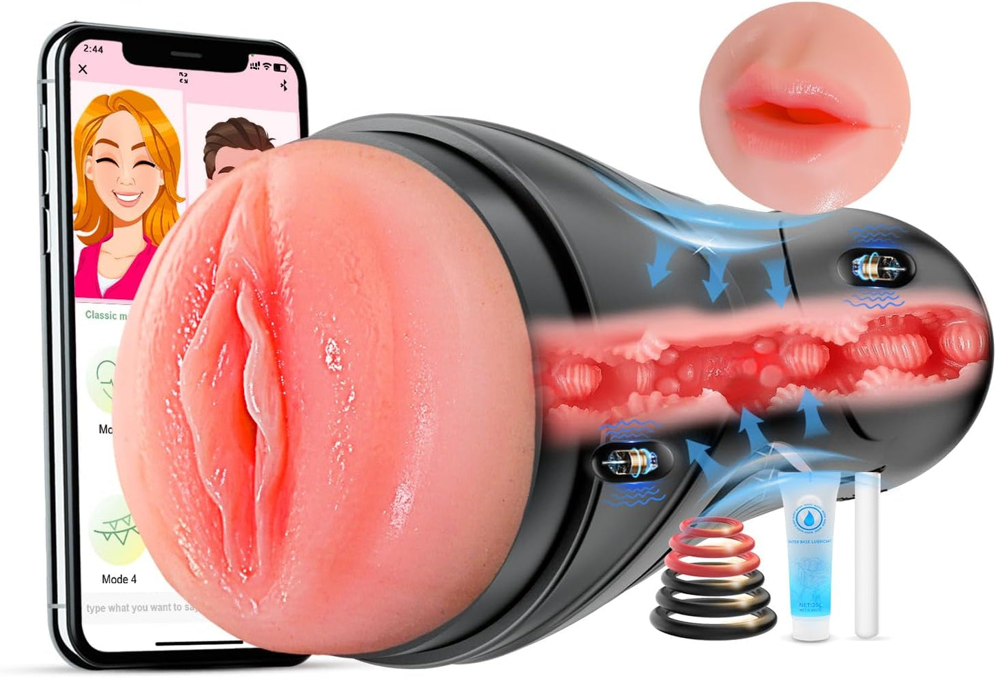 VibeLock App - Controlled Fleshlight Vibrator - Vixen | Nova Network