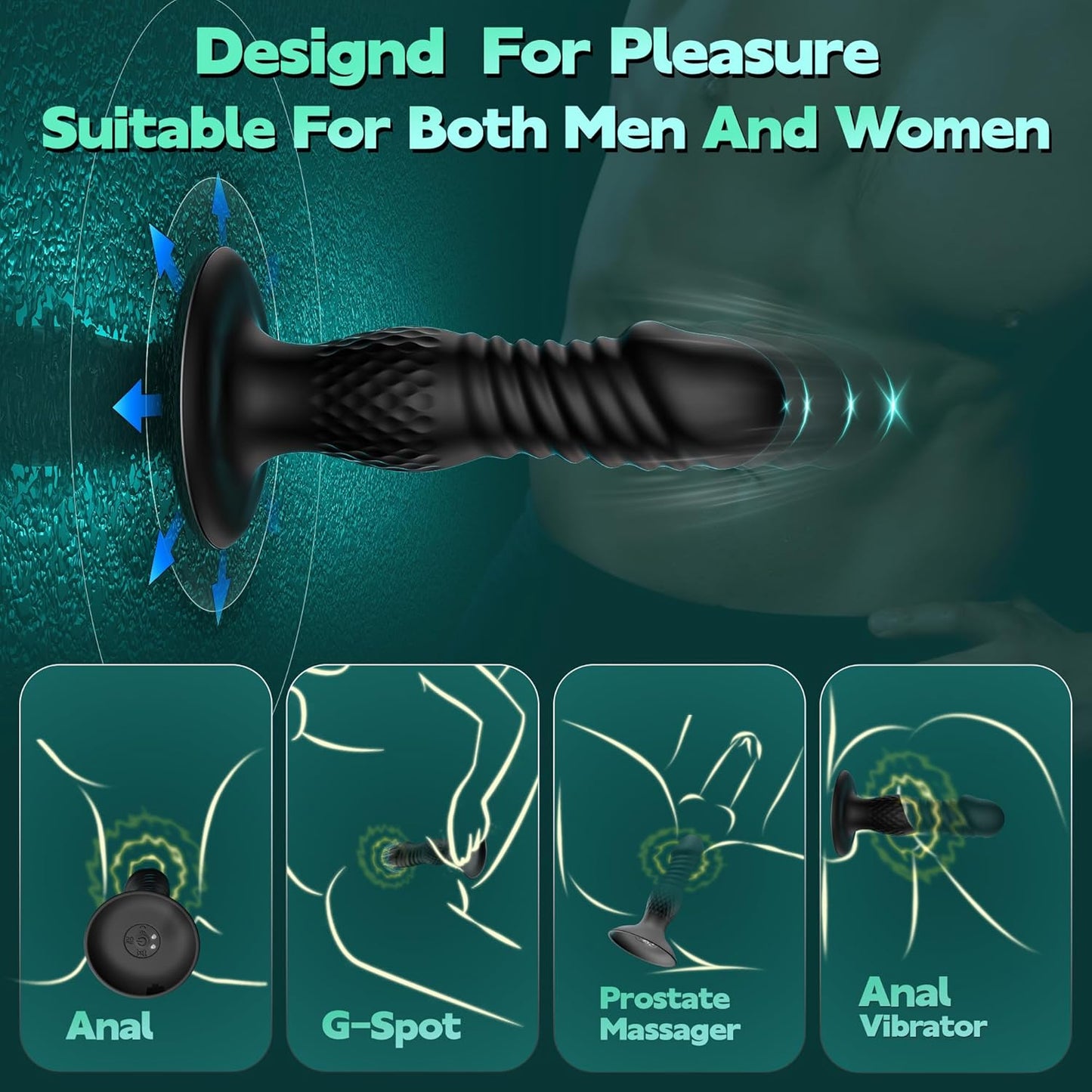 VibeMaster Prostate & G - Spot Vibrating Plug - Vixen | Nova Network