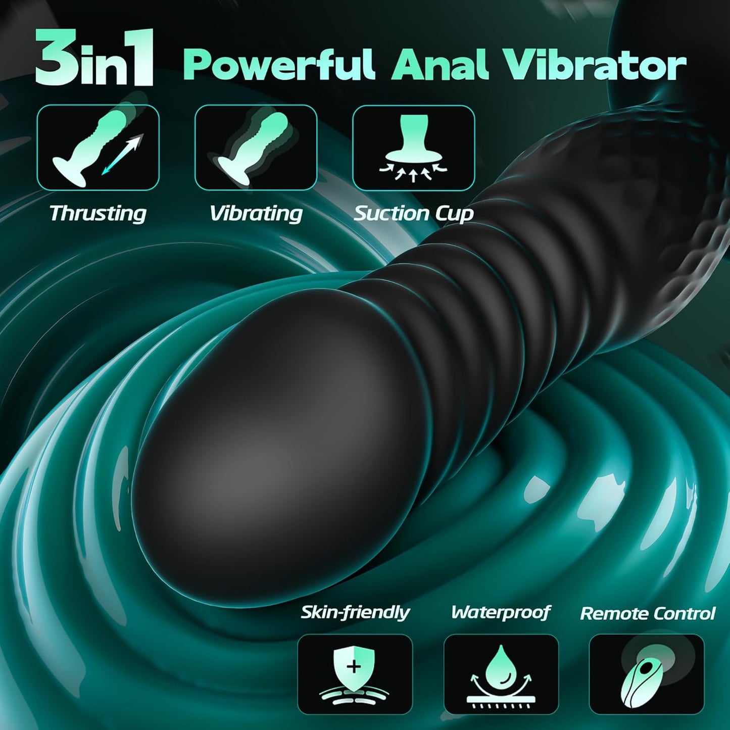 VibeMaster Prostate & G - Spot Vibrating Plug - Vixen | Nova Network