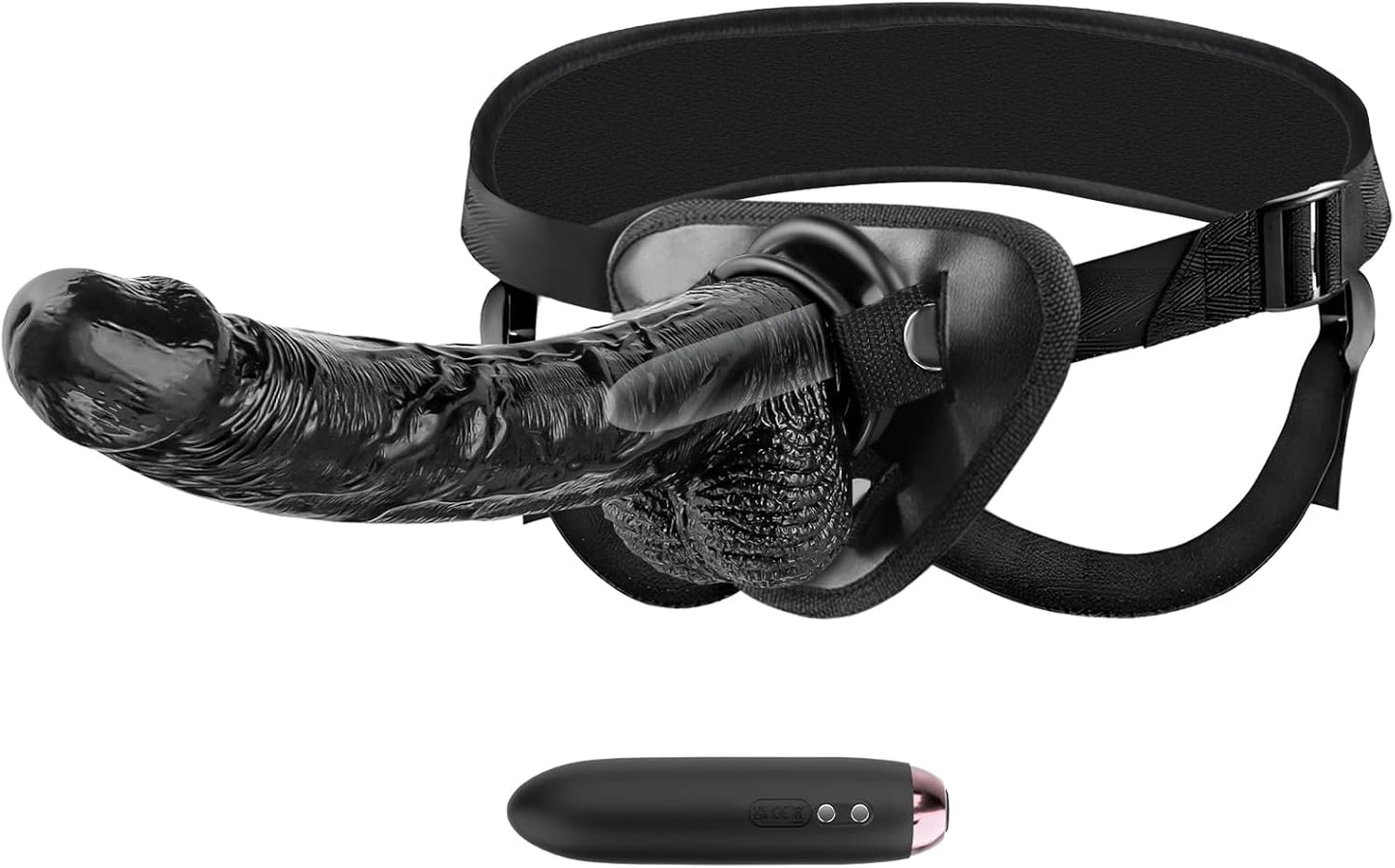 VibeMax Strap - On Dildo with Vibrating Bullet - Vixen | Nova Network