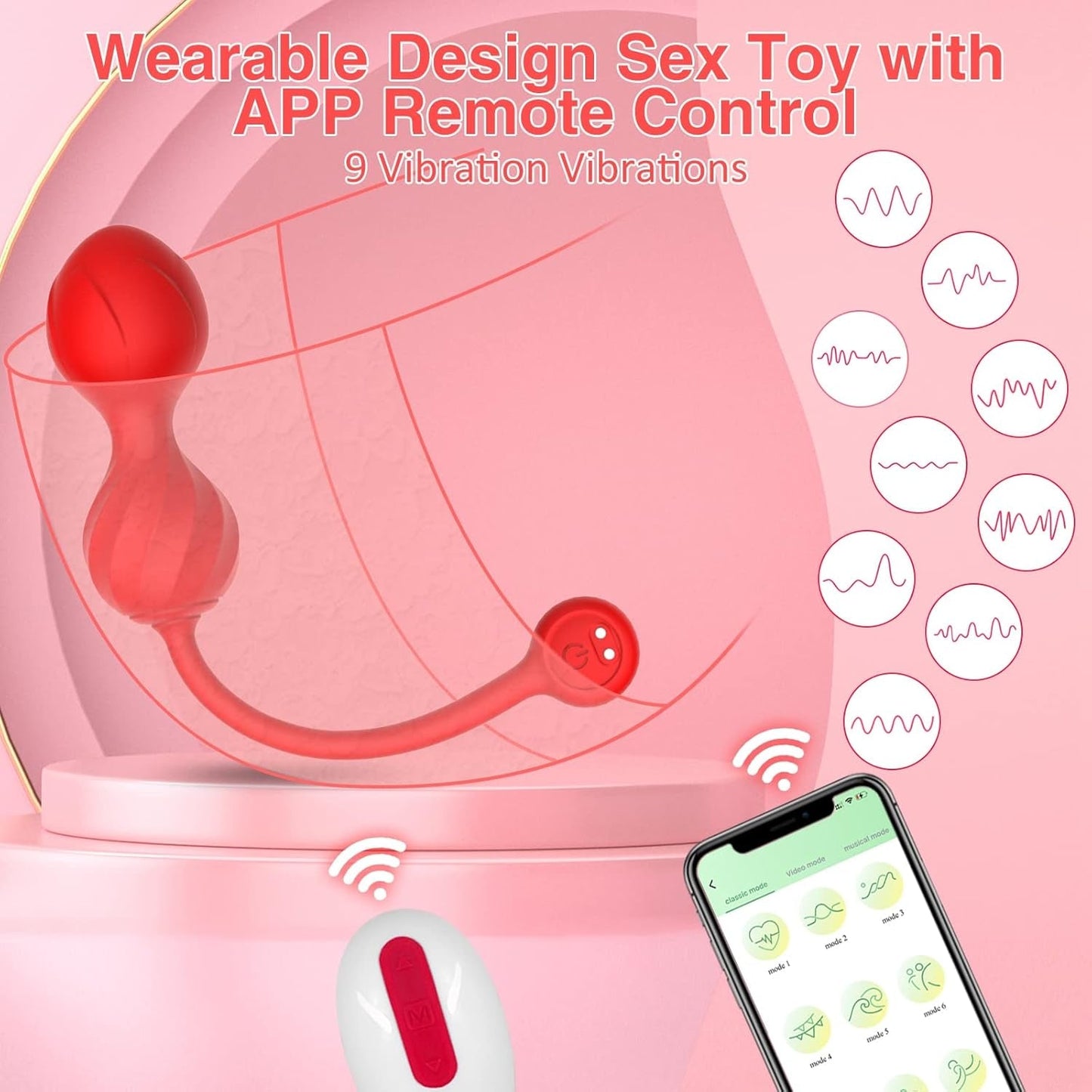 VibeNest Remote Control Egg Vibrator - Vixen | Nova Network