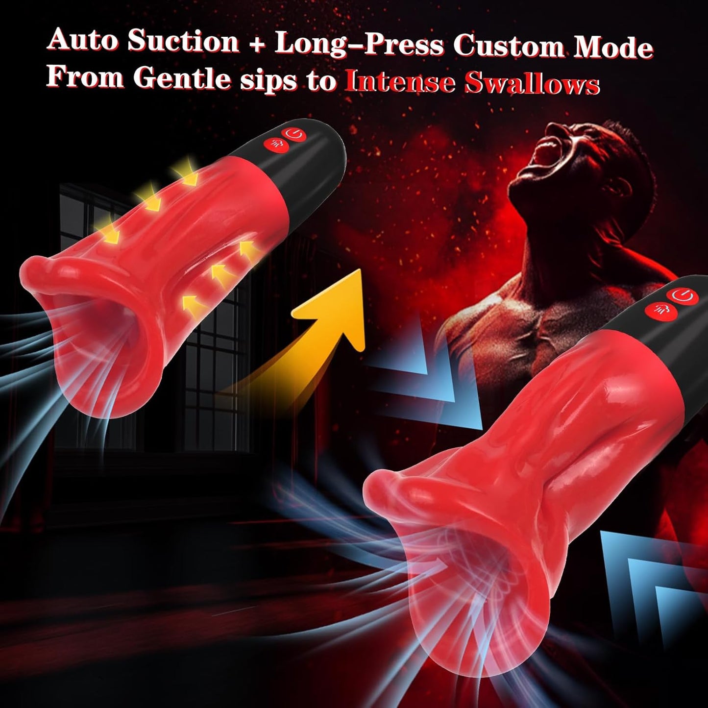 VibeQuad 4 - in - 1 Suction & Vibration Male Stroker - Vixen | Nova Network