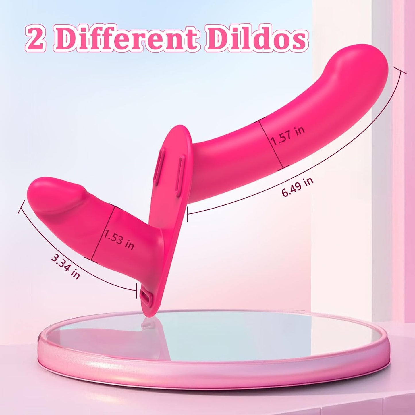 VibeStrap Dual Stimulation Strap - On - Vixen | Nova Network