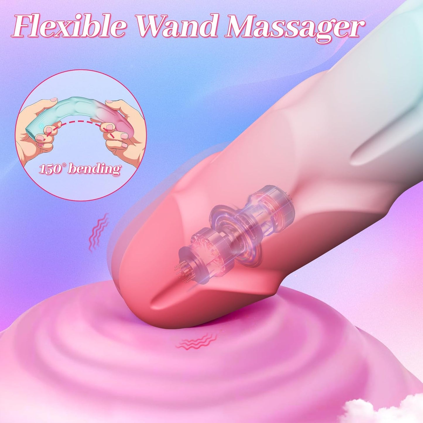 VibeTwin 2 - in - 1 Bullet & Dildo Wand Vibrator Set - Vixen | Nova Network