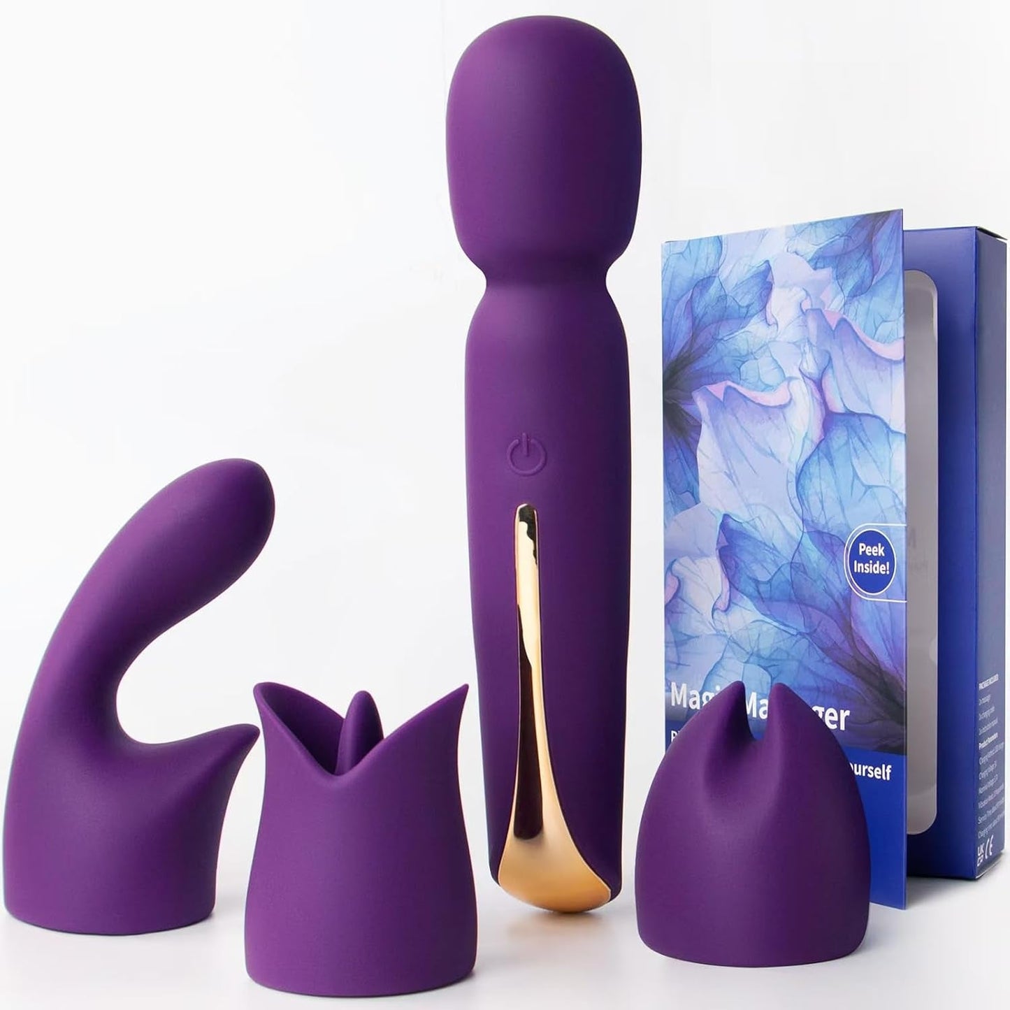 VibeVerse 4 - in - 1 Wand Vibrator Kit - Vixen | Nova Network
