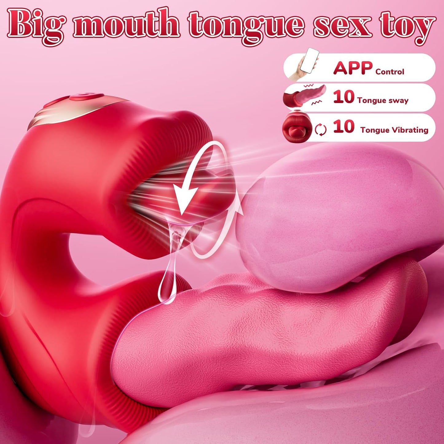 VibeWhip 4 - in - 1 Tongue Slap & Thrust Vibe - Vixen | Nova Network