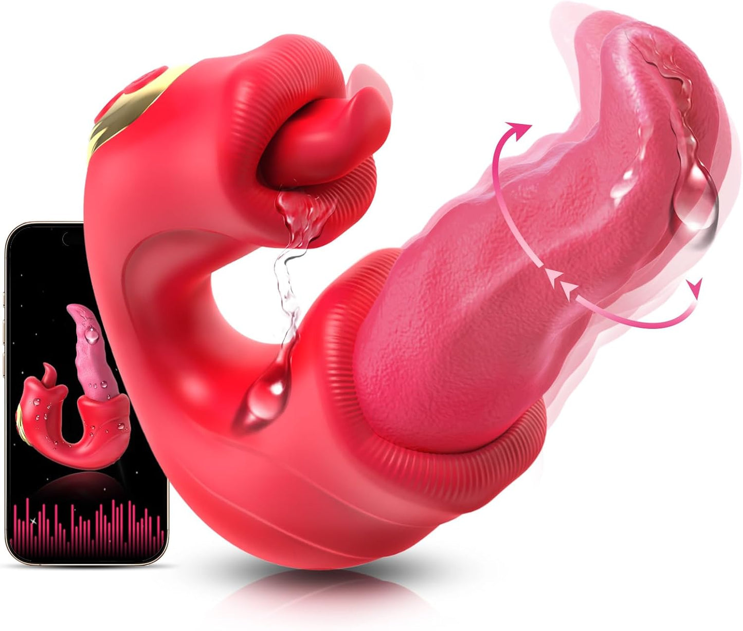 VibeWhip 4 - in - 1 Tongue Slap & Thrust Vibe - Vixen | Nova Network